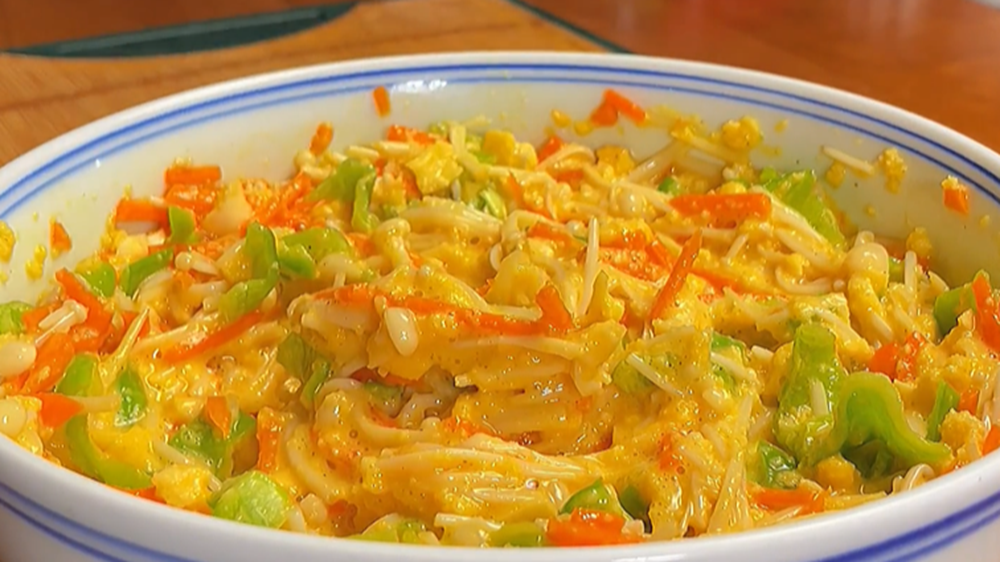 金针菇与鸡蛋的完美搭配,一周吃7次不过瘾,比红烧肉还要香!