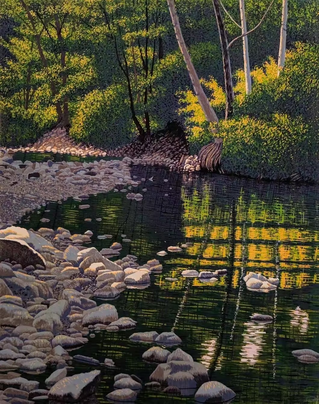 绝版风景木刻版画,太美了!