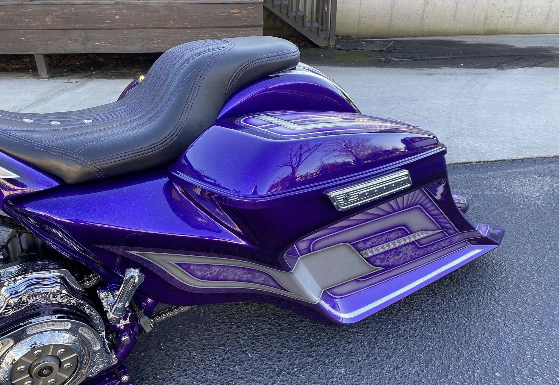 定制 | 百万级别的大玩具 哈雷路王road king bagger欣赏