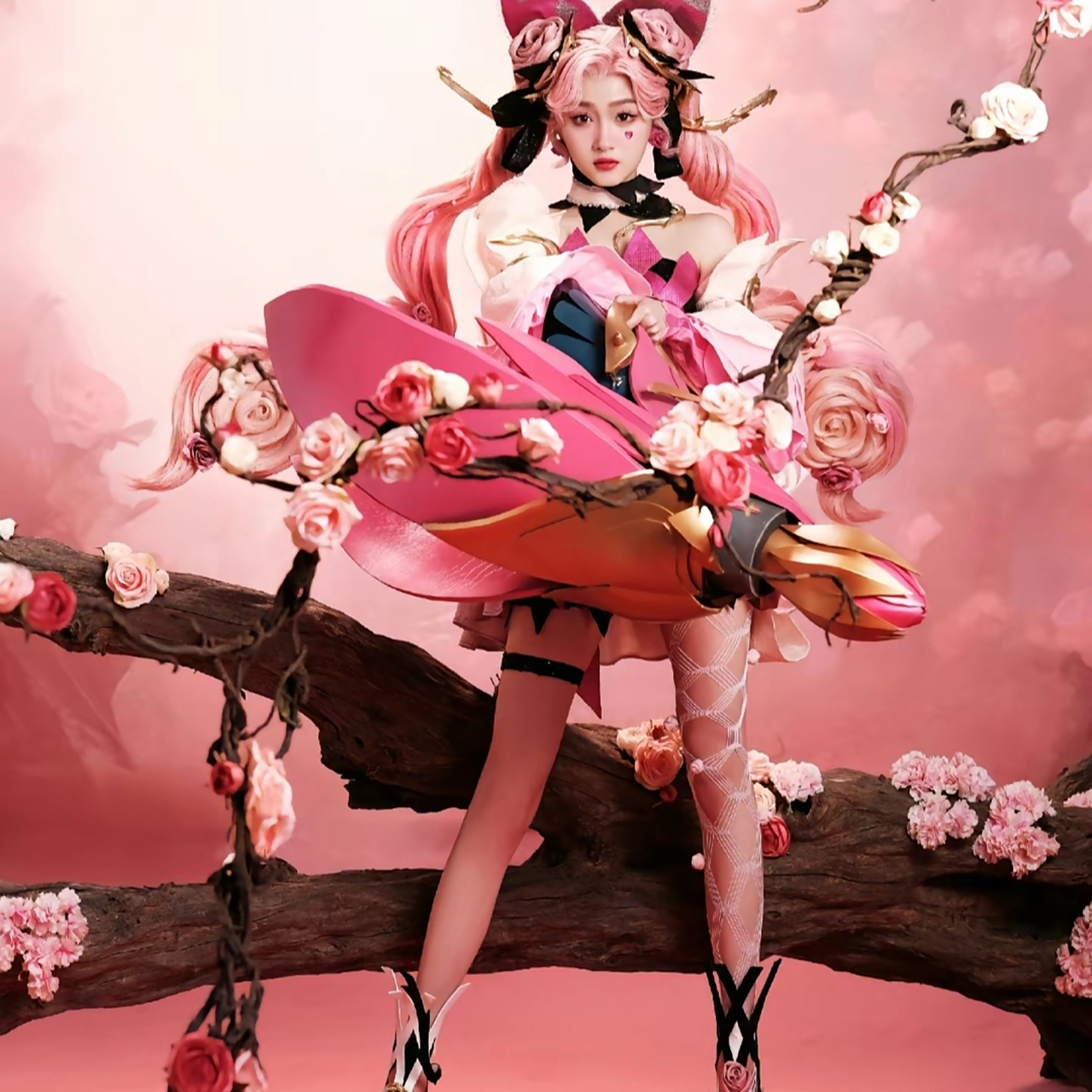 娱乐最前沿# 关晓彤cos王者荣耀英雄孙尚香,天哪,这个比例也太还粤怂