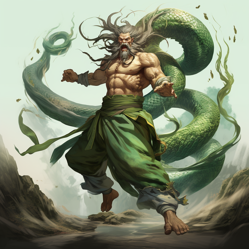 山海经神话人物夸父