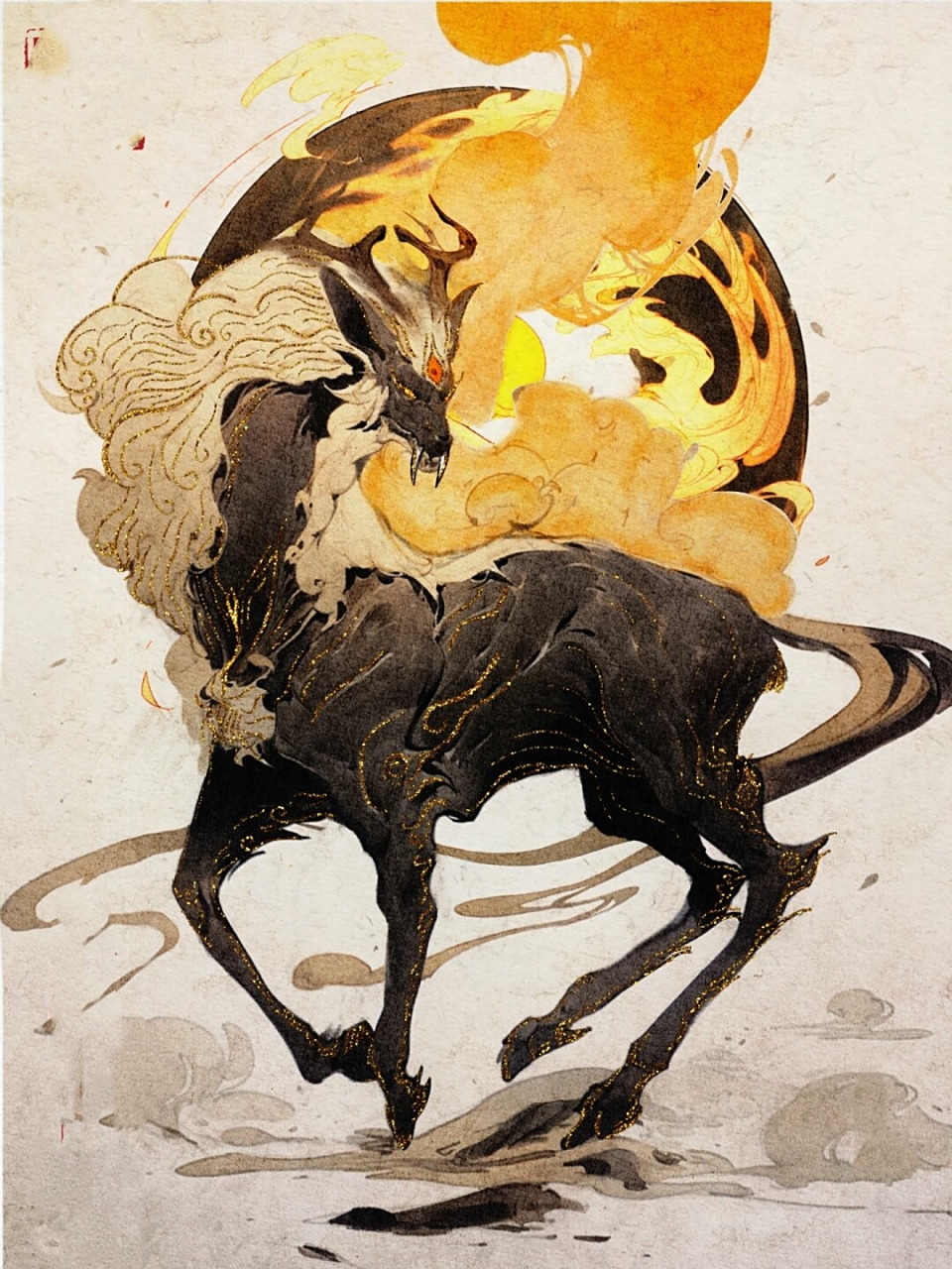 【中国神话】柳土獐右滑现形  柳土獐是中国古代神话中的一种凶兽