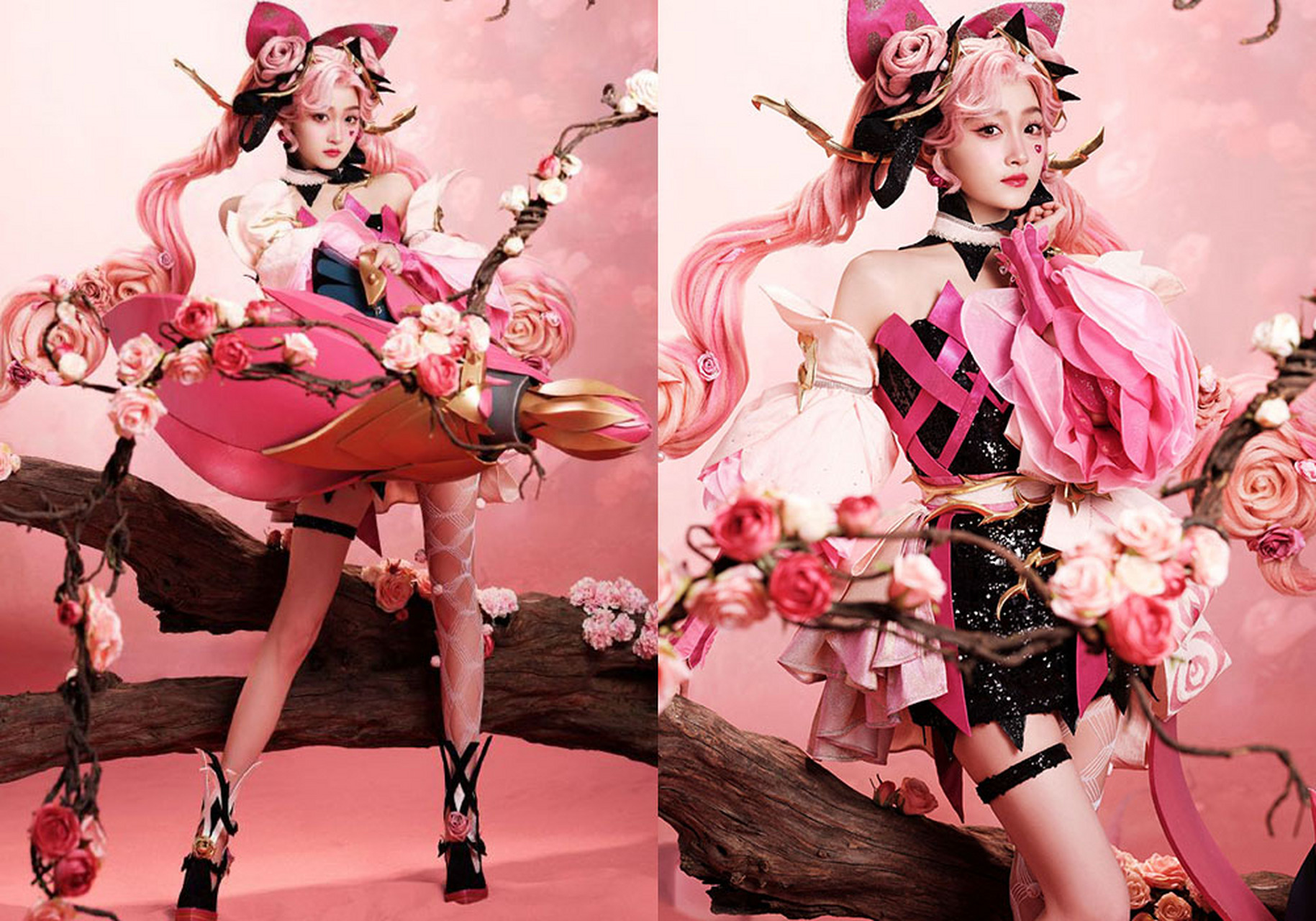 出的是孙尚香蔷薇恋人的皮肤,也太漂亮了吧,漫画腿走进现实了.