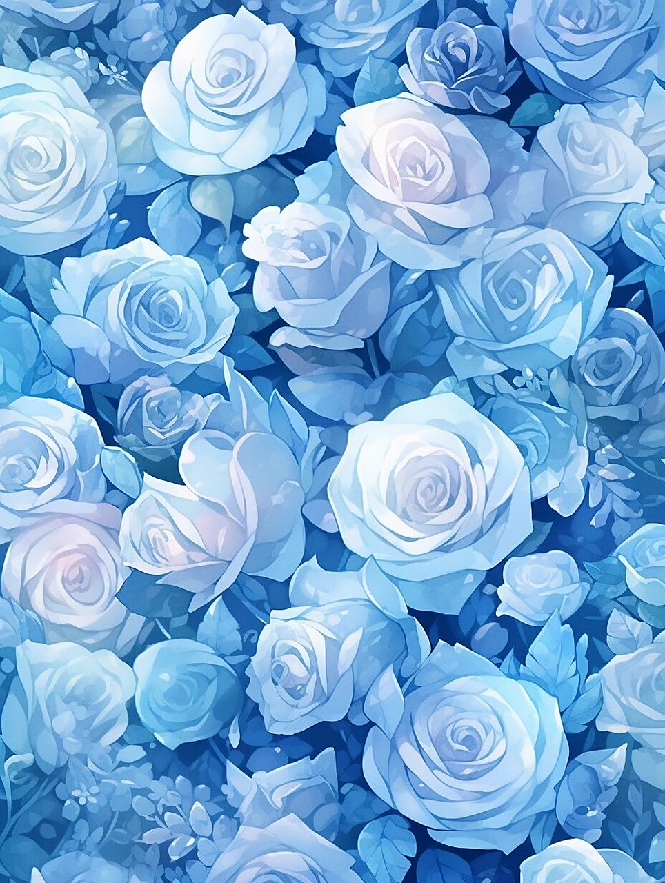 蓝色妖姬,免费可商用素材底图  今天给大家带来了一批超级好看的免费