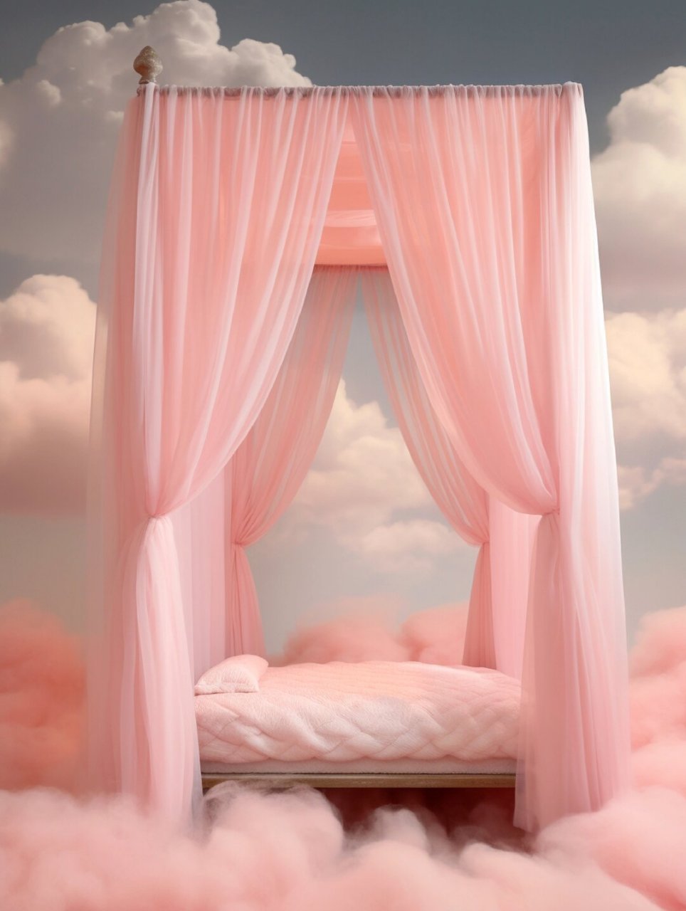 在这个粉色的卧室里,仿佛置身于一个梦幻的世界.