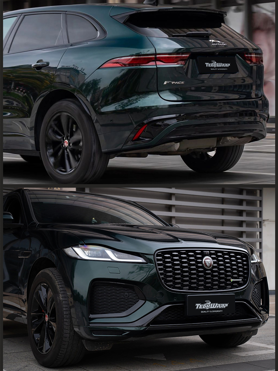 祖母石绿捷豹f-pace99高级绿的质感  捷豹英伦绅士祖母石绿,是英系