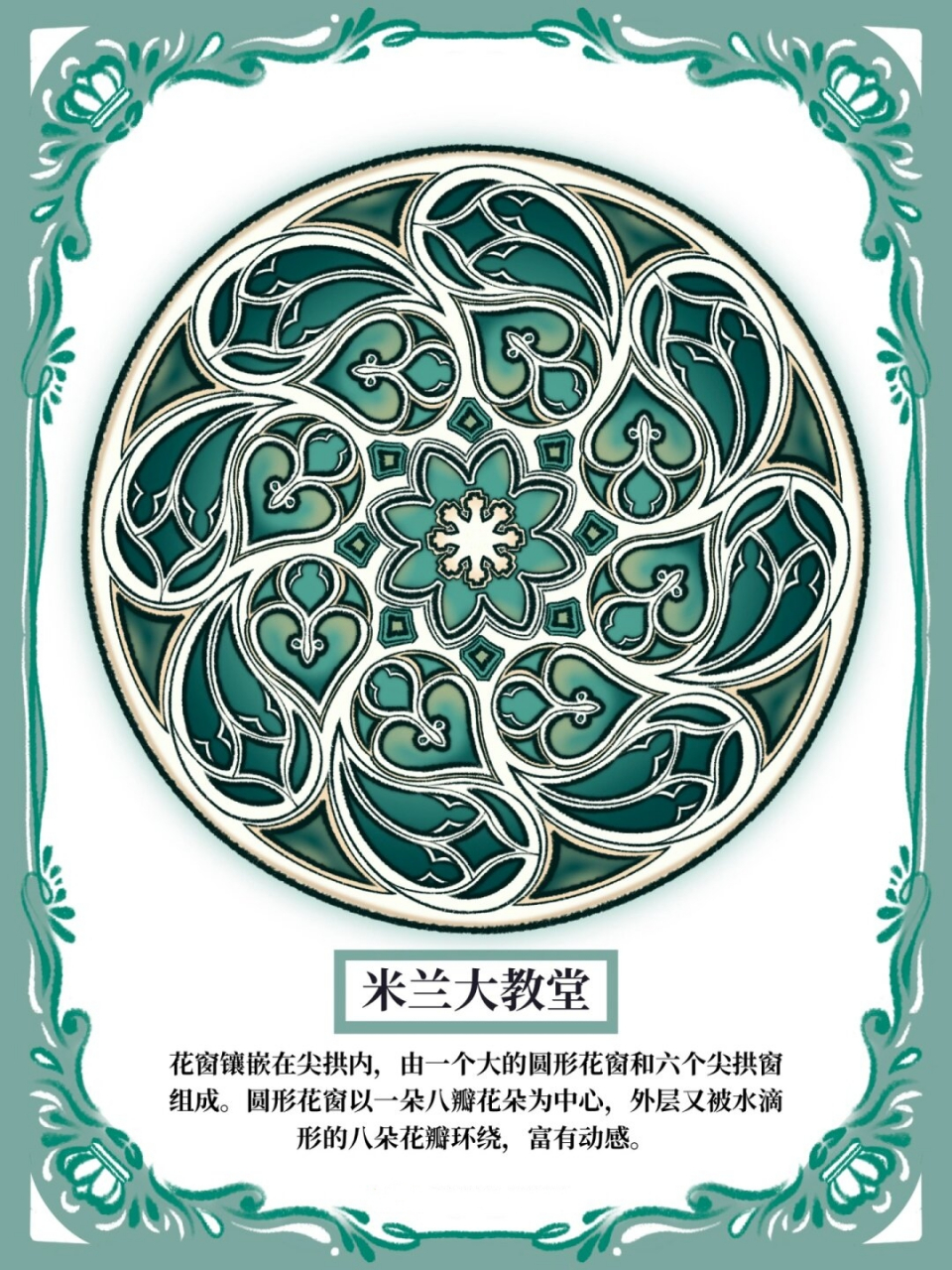 哥特式建筑·教堂花窗