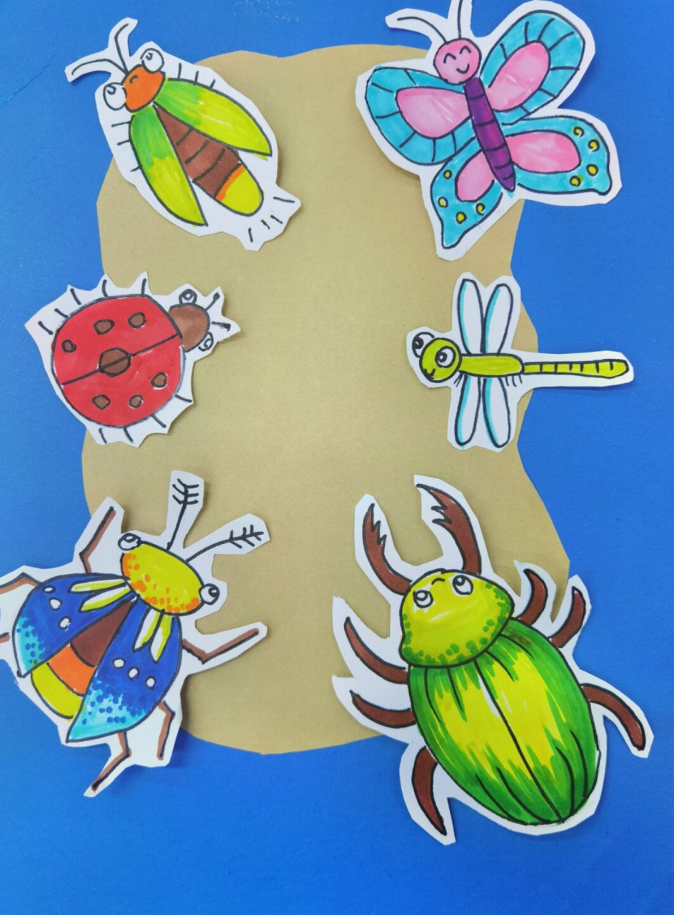【昆虫世界】儿童画绘画步骤  【昆虫世界】是一个充满生机与奥秘的