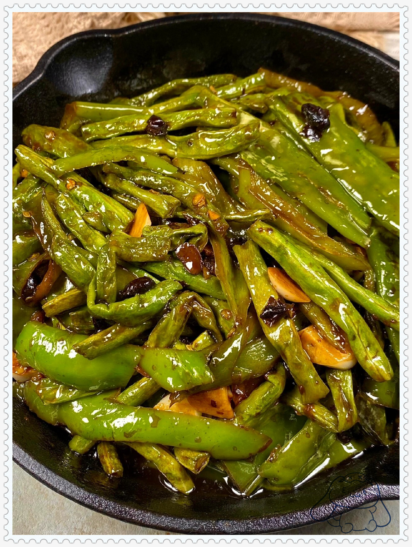 巨好吃的擂辣椒炒豆角简直是下饭利器啊