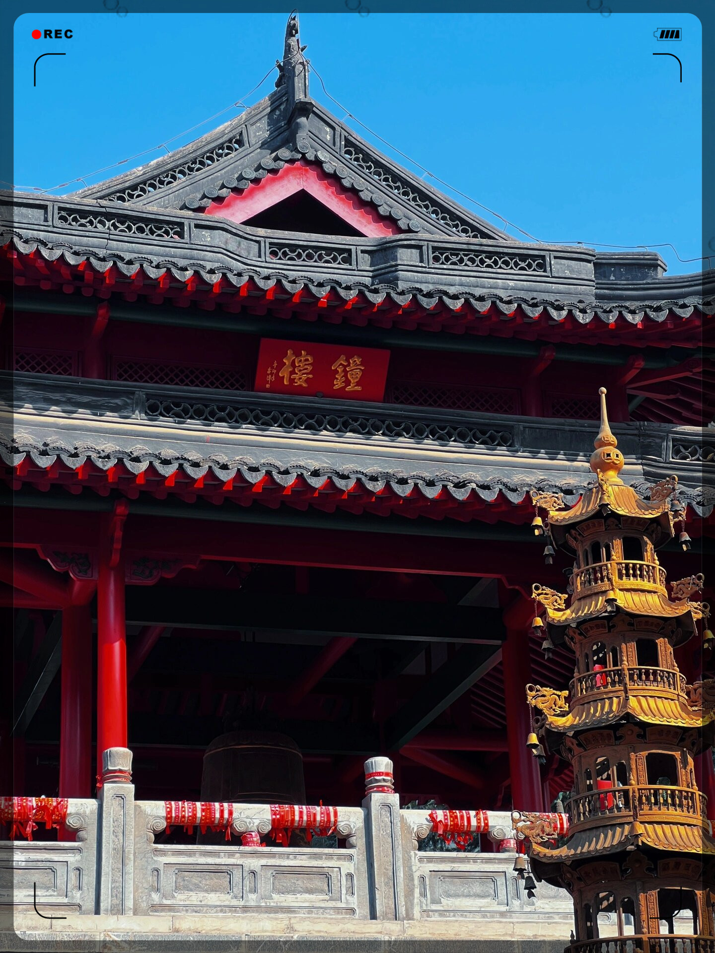 12月的南京毗卢寺银杏黄了再不去要等一年