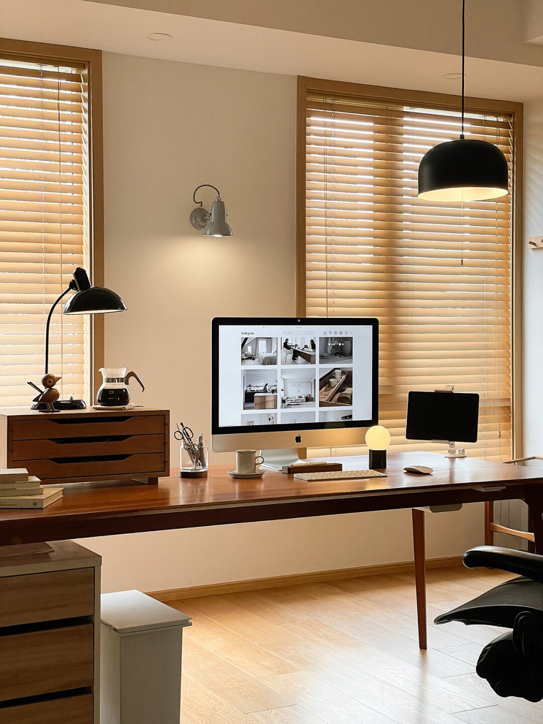 我的2米大书桌工作的好心情来自井井有条