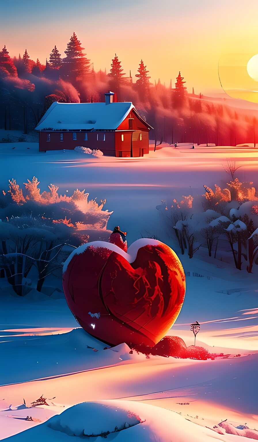 旁边,一座乡村小房子静静地矗立着,与周围的风景融为一体,构成了一幅