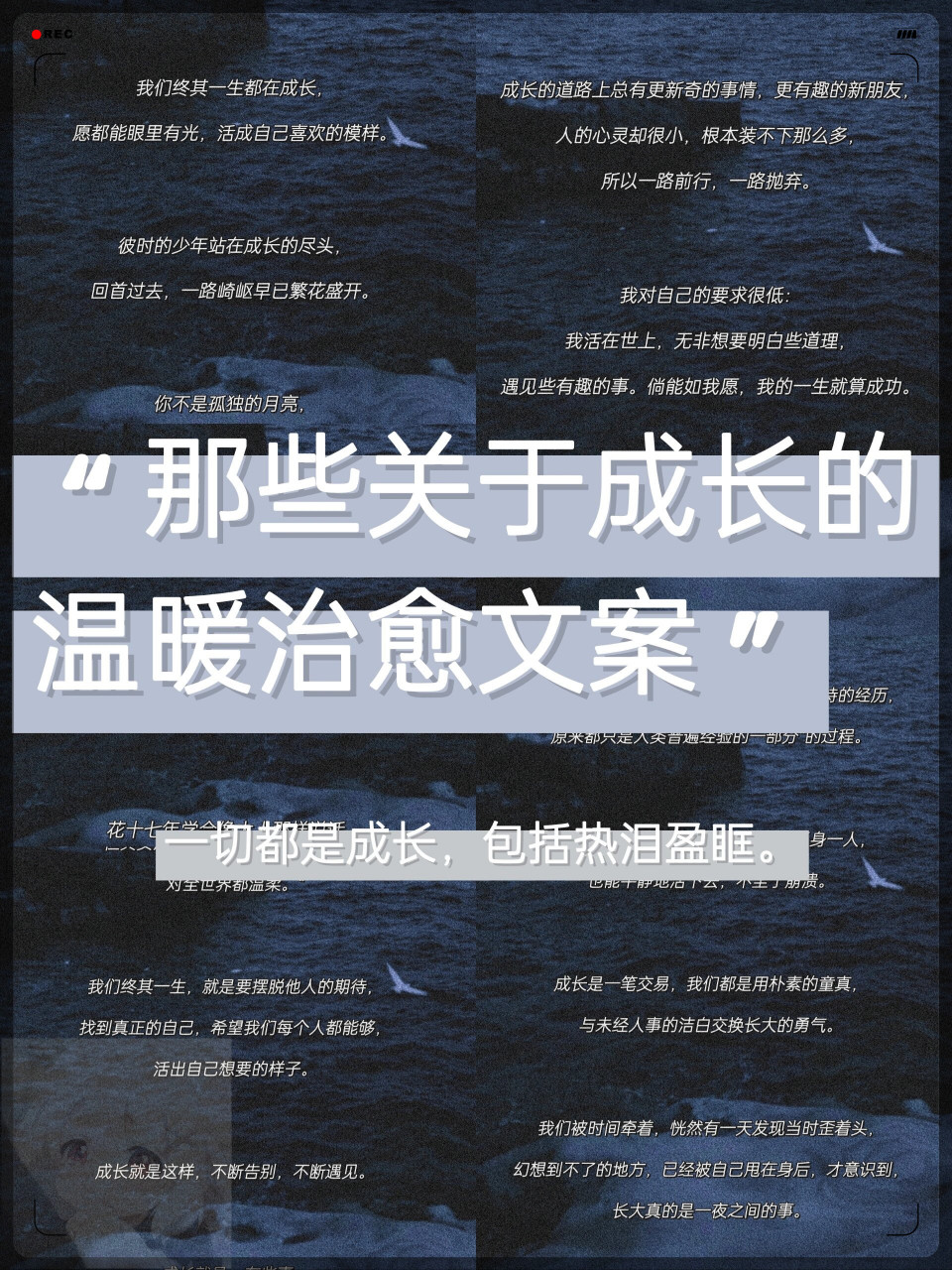 成长文案高级感