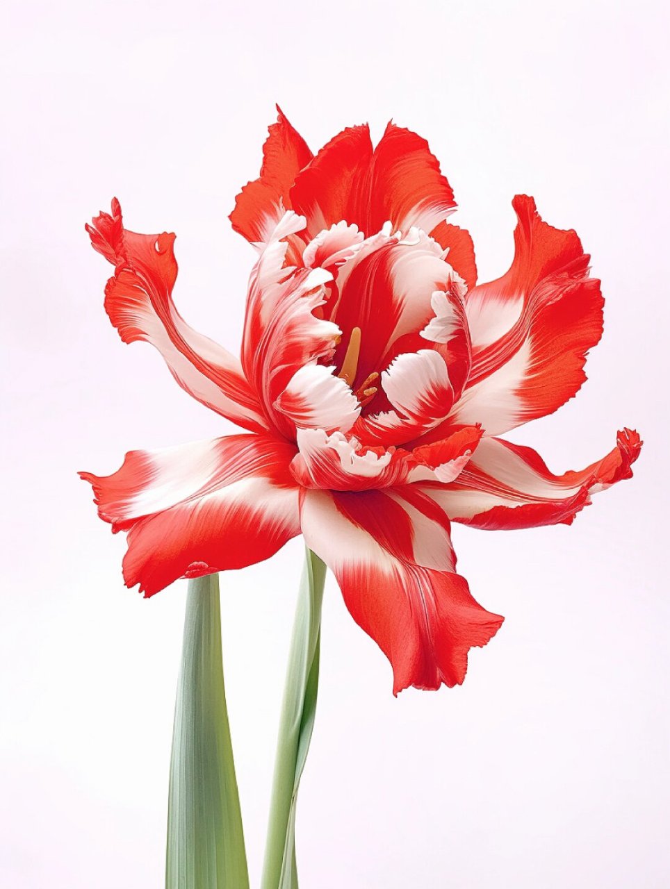 绘画素材—那些花儿,热烈的鹦鹉郁金香!  绘画灵感:鹦鹉郁金香的热烈