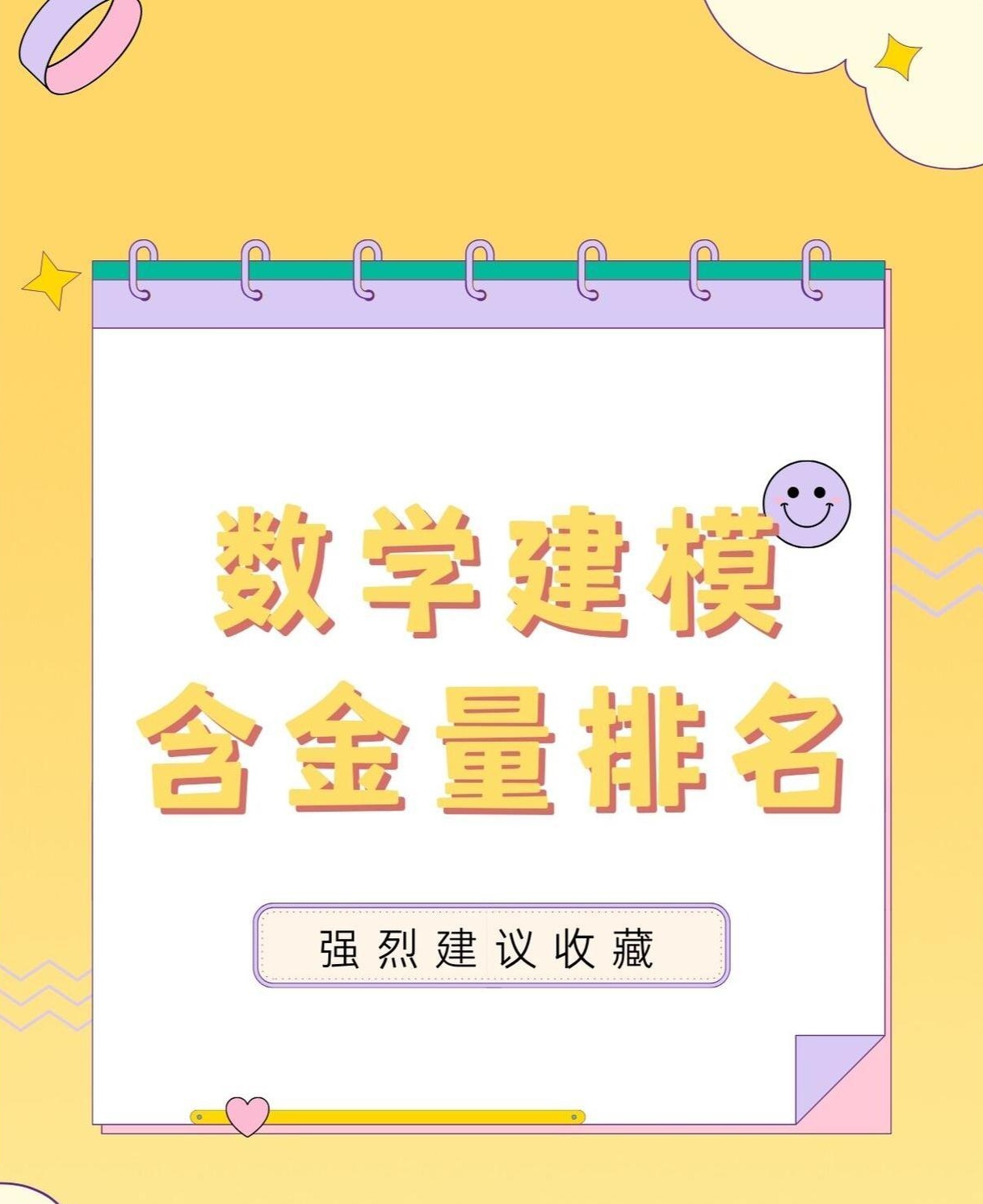 数学建模含金量排名