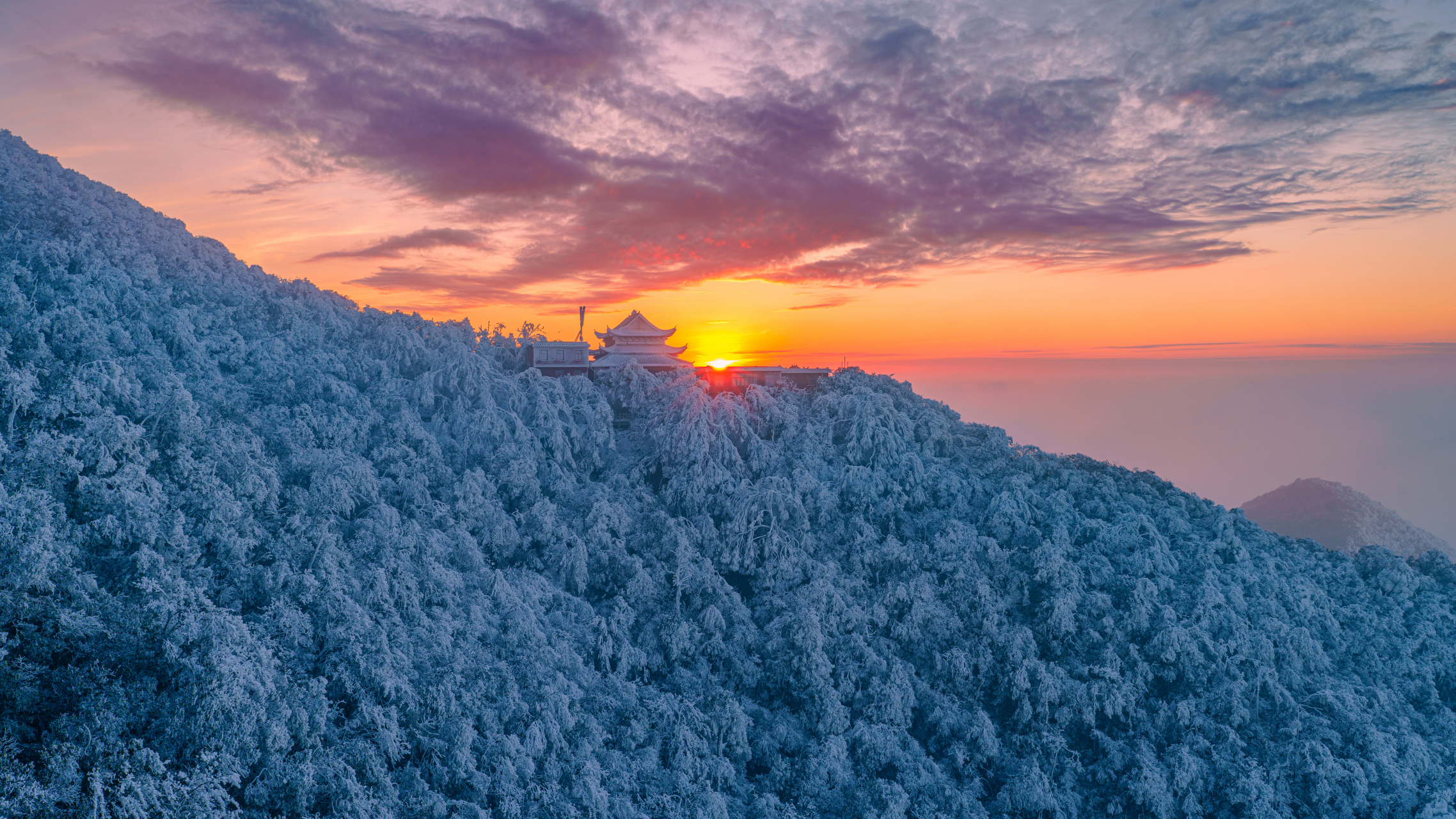 莽山雪景图片