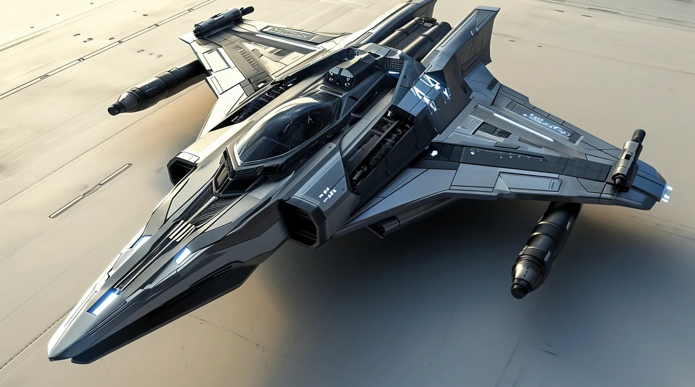 一组ai生成的未来战机作品,采用了隐身布局,具有低可探测的特点.