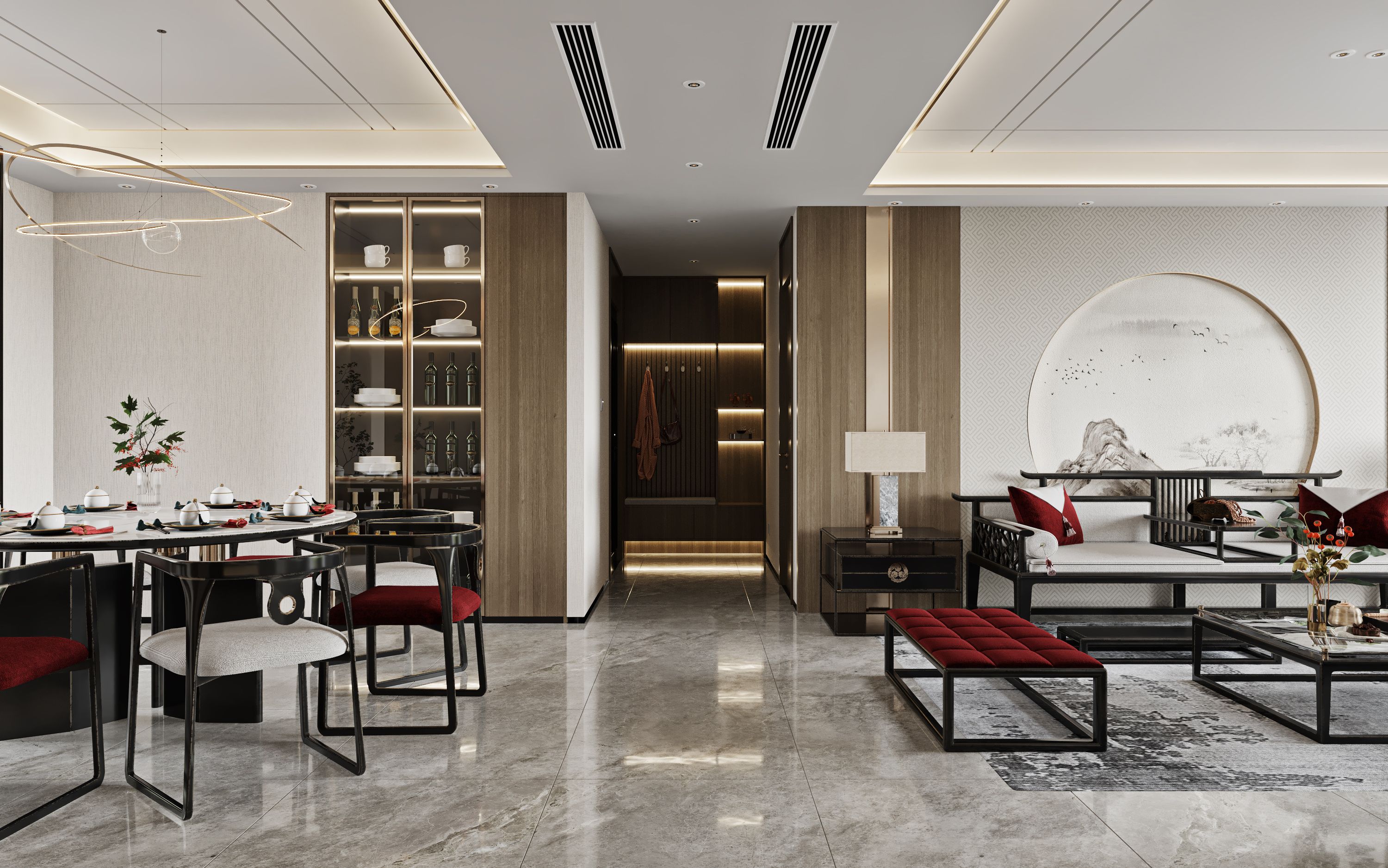 各种家装风格家具特点分析介绍,中式现代轻奢家装风格分类及解说