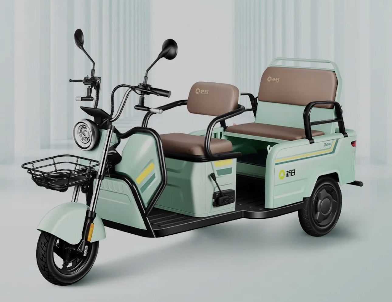 新日放大招了,一口气推出3款电动三轮车!外观漂亮,价格亲民