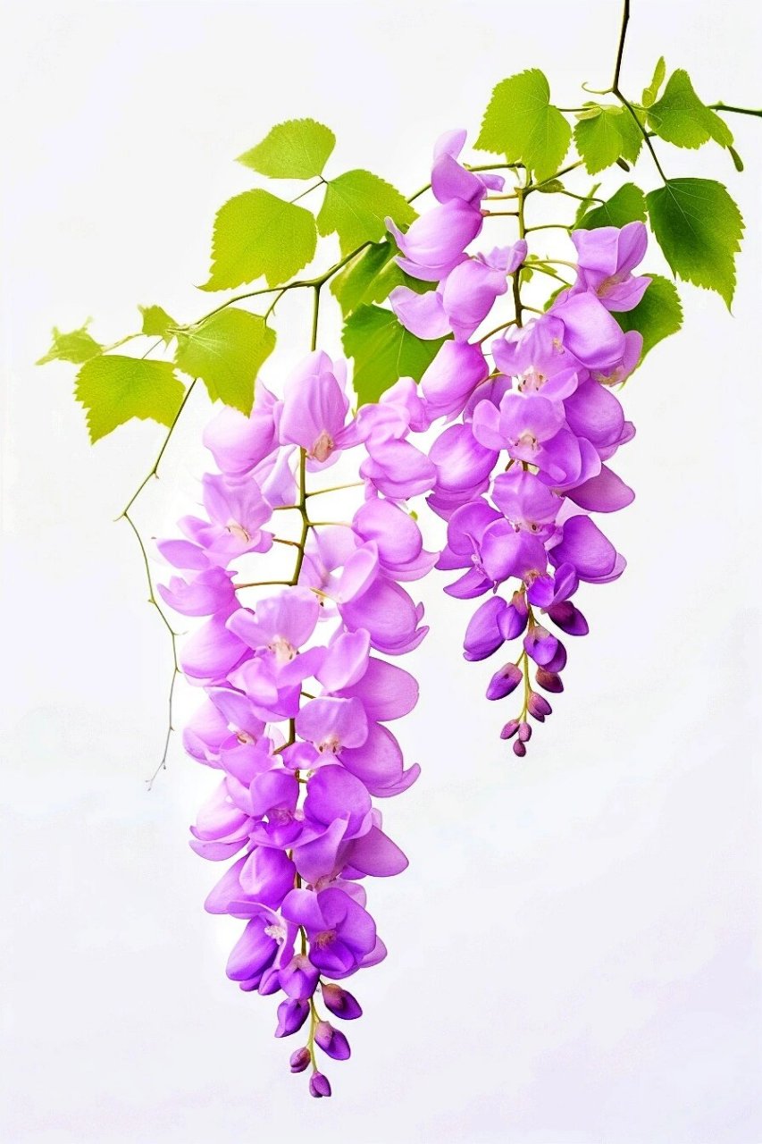 绘画素材:藤萝  藤萝(wisteria villosa rehder)是豆科紫藤属落叶藤本