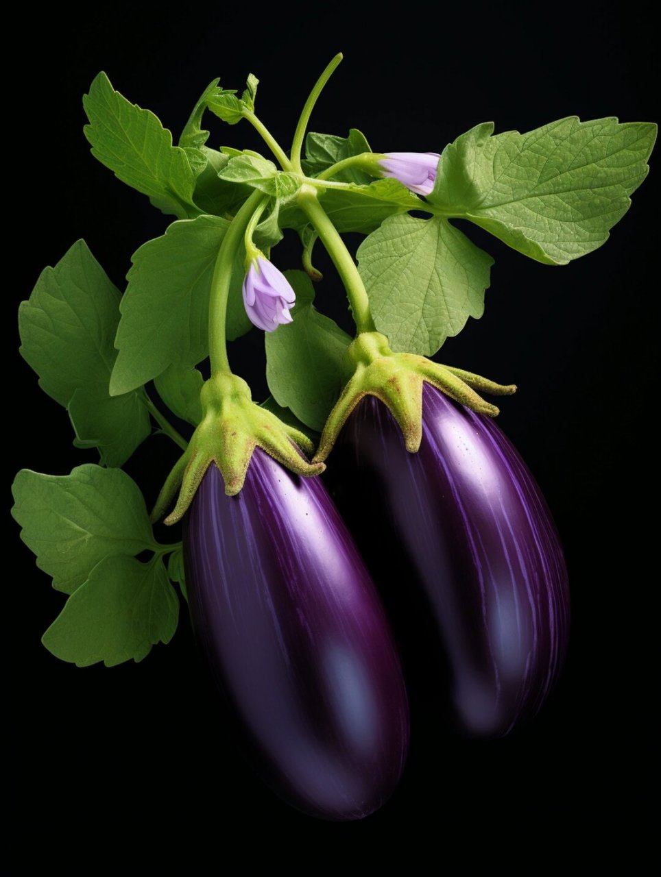 原创高清绘画素材～紫皮茄子组图  素描静物临摹,创意儿童画