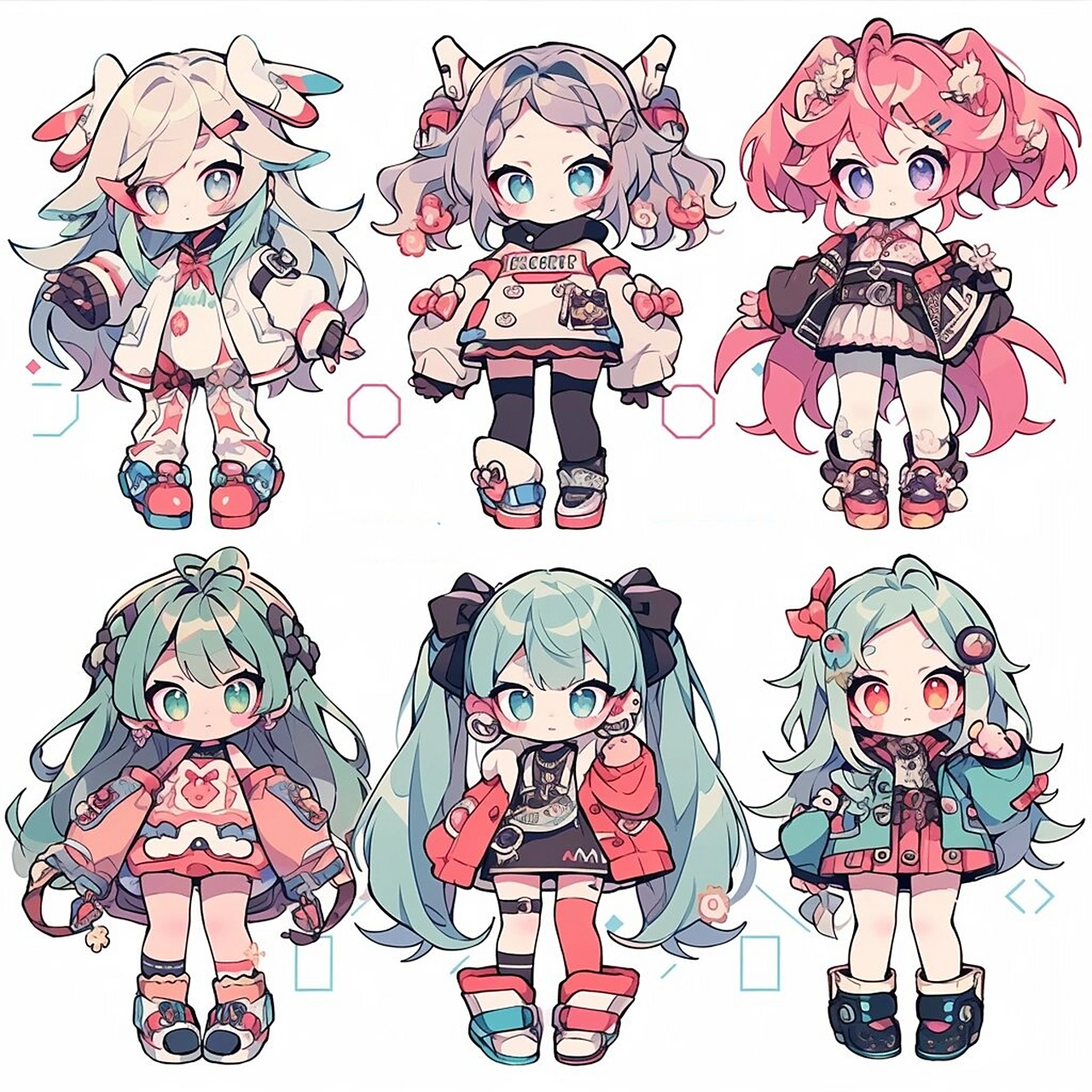 人设素材亚文化女孩  这个动漫女娃娃属于亚文化范畴,如果你喜欢,可以