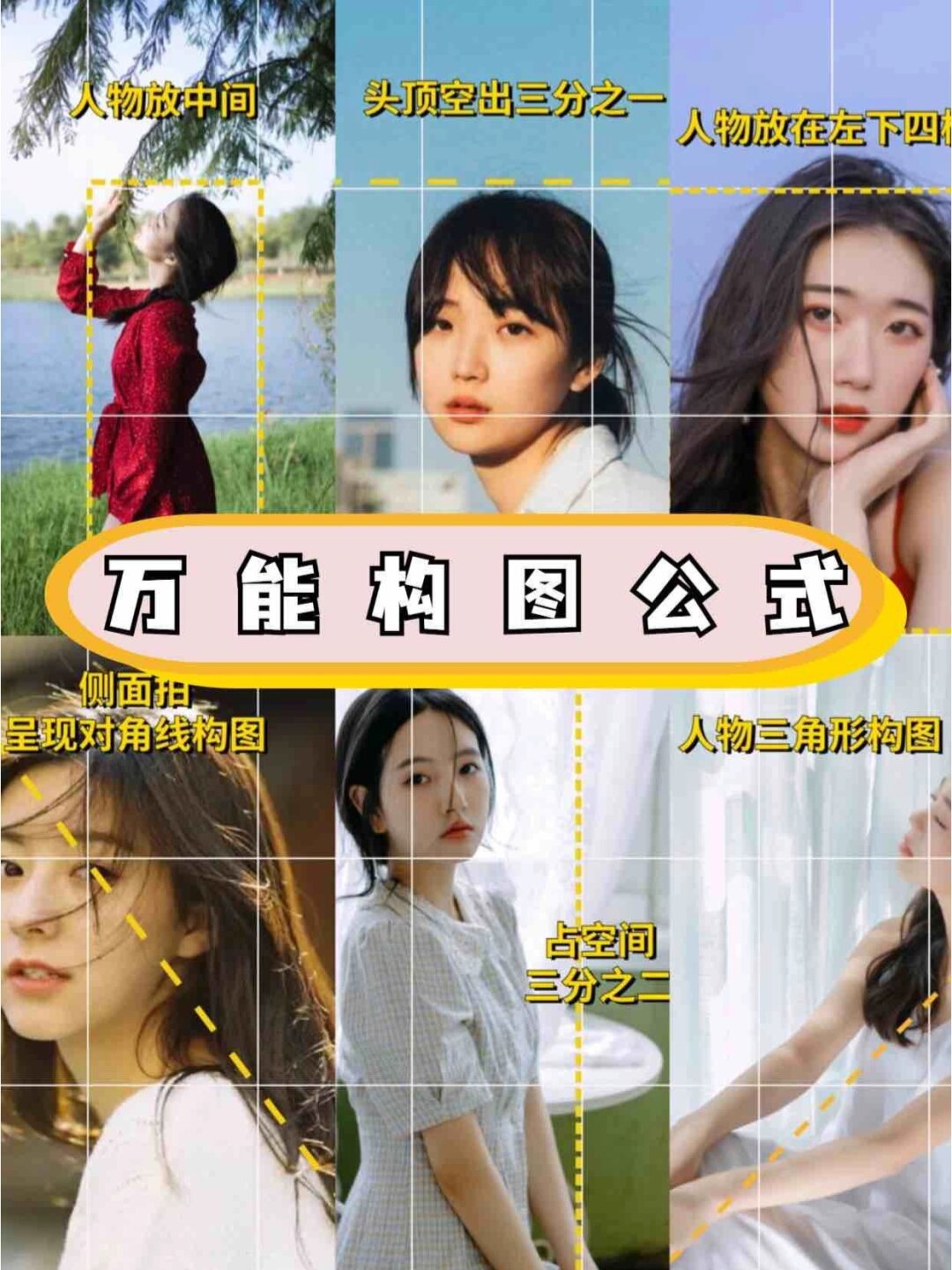 好时尚摄影构图教程图片，一分钟就会