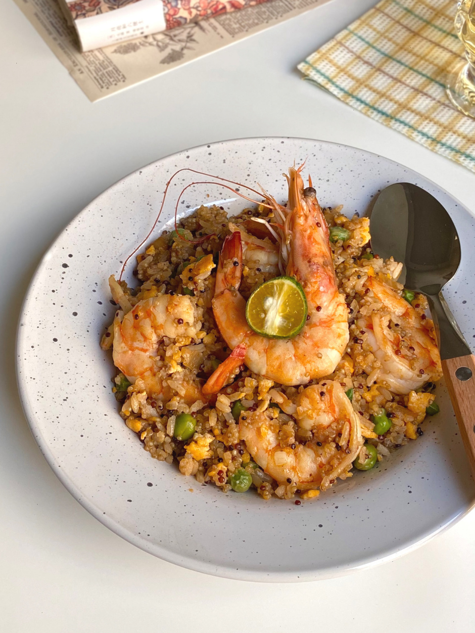 这个虾仁泰式风味是首次尝试, 也太好吃了点!
