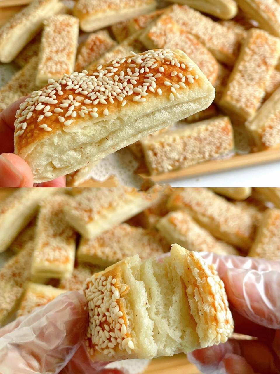 香酥掉渣巨好吃的椒盐千层酥饼   家常香酥饼做法详解  你是否曾经为