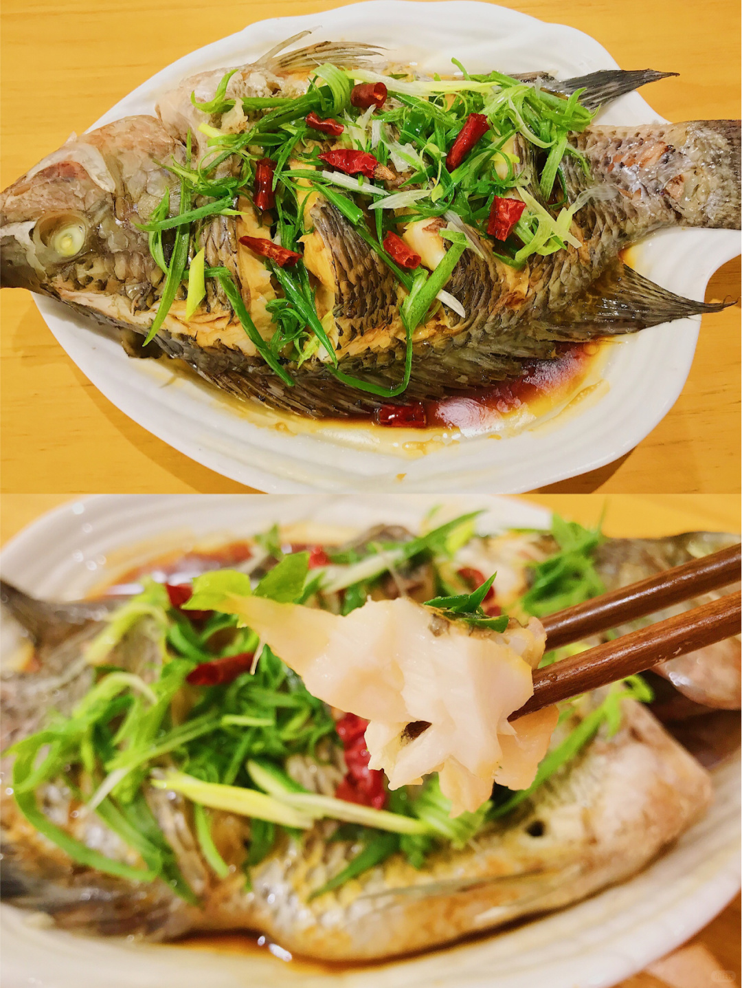 嘿,吃货们!今天我要给大家带来一道超级简单的清蒸罗非鱼!