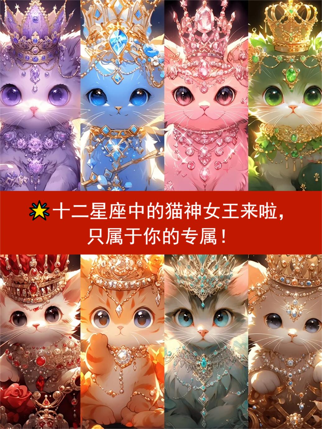 宝贝们,快来看看十二星座中属于你星座的猫神女王!