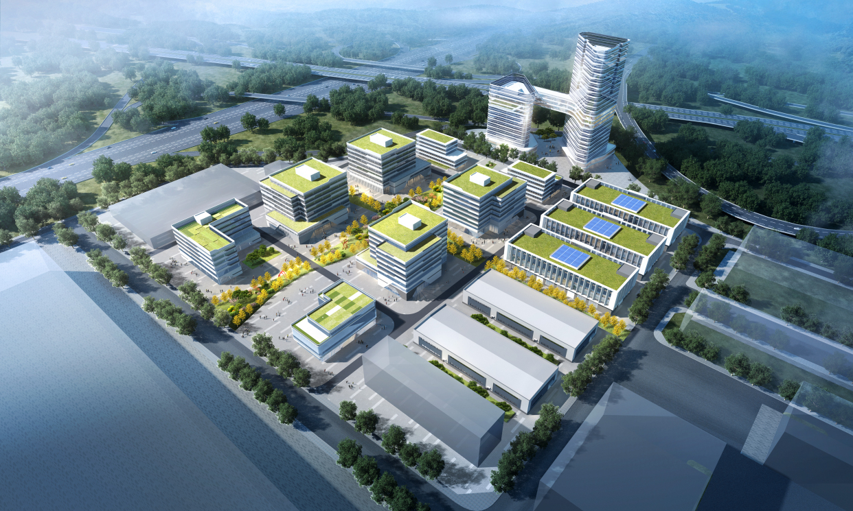 省级文明工地视频制作 关中综保区·丝路科创谷产业园一期素材采集