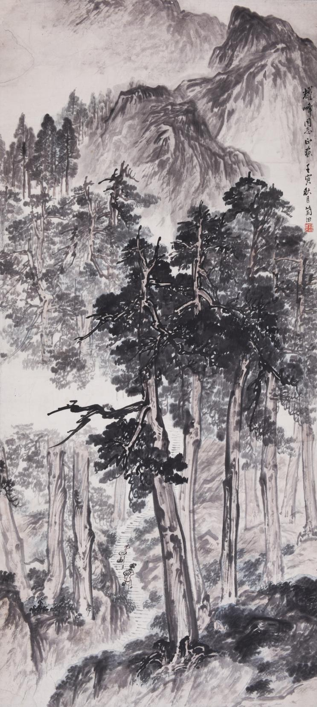 弭菊田国画作品赏析