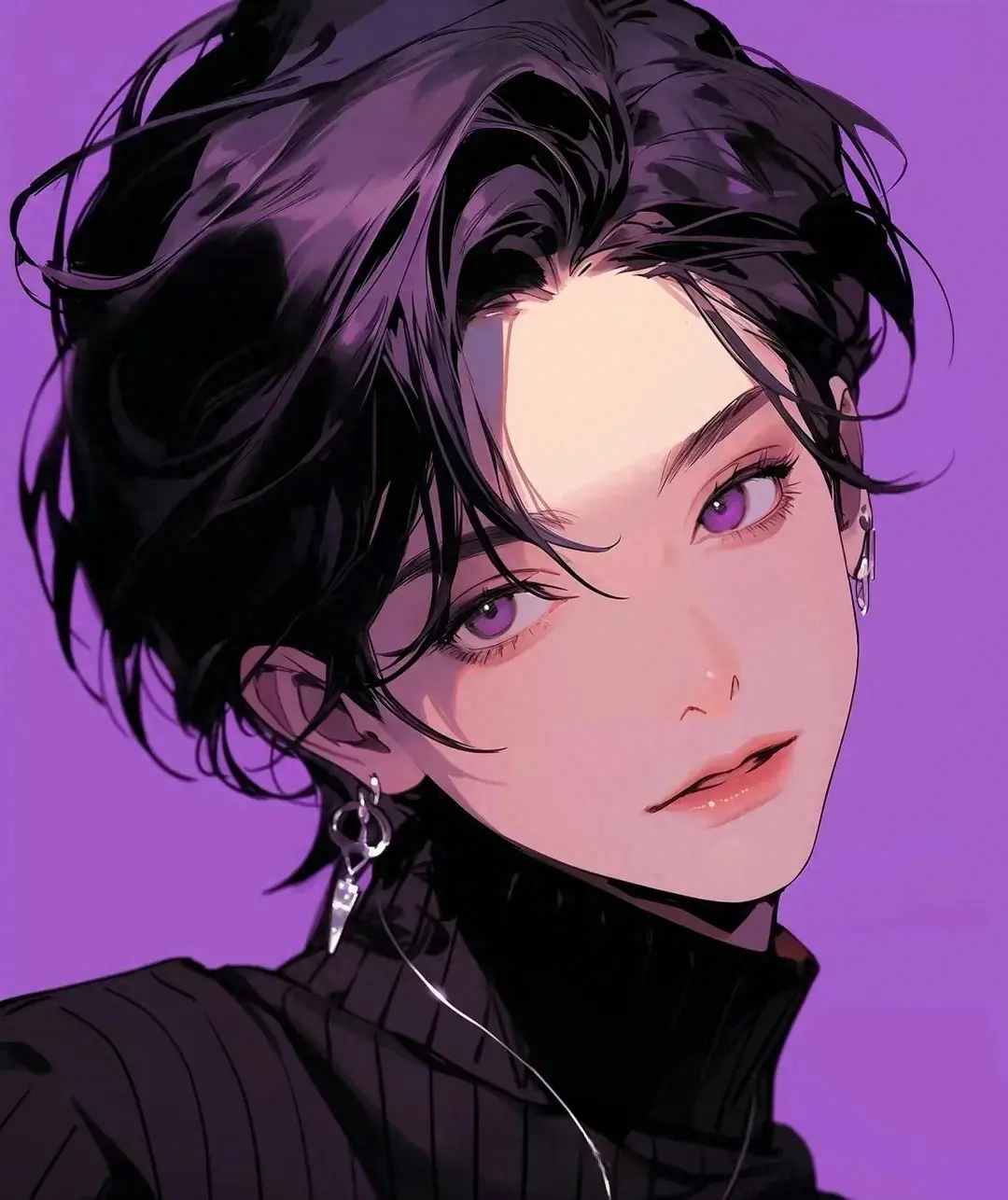 头像分享,冷峻帅气的男生头像,展现出男生不羁的个性