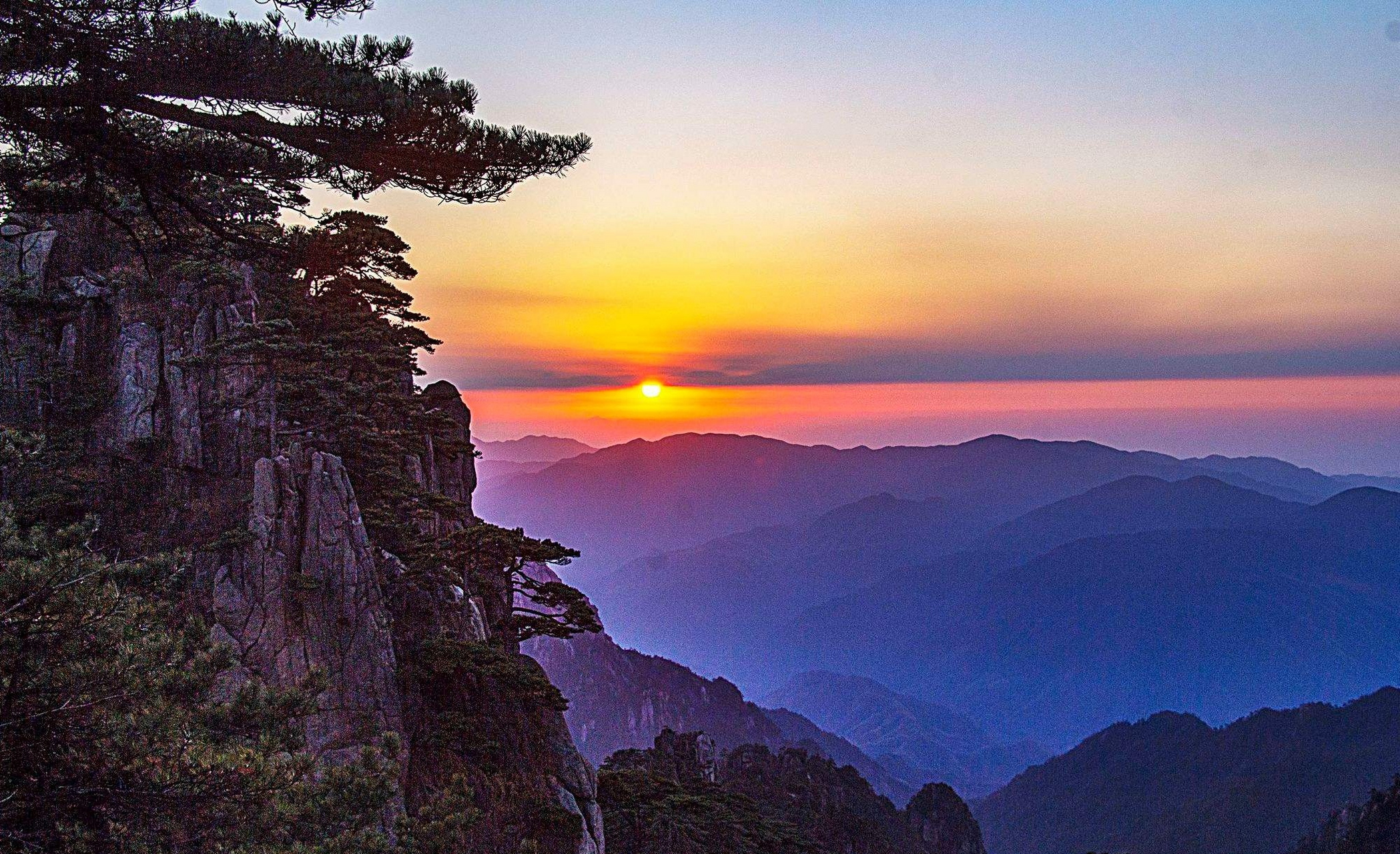 黄山云海高清大图欣赏图片