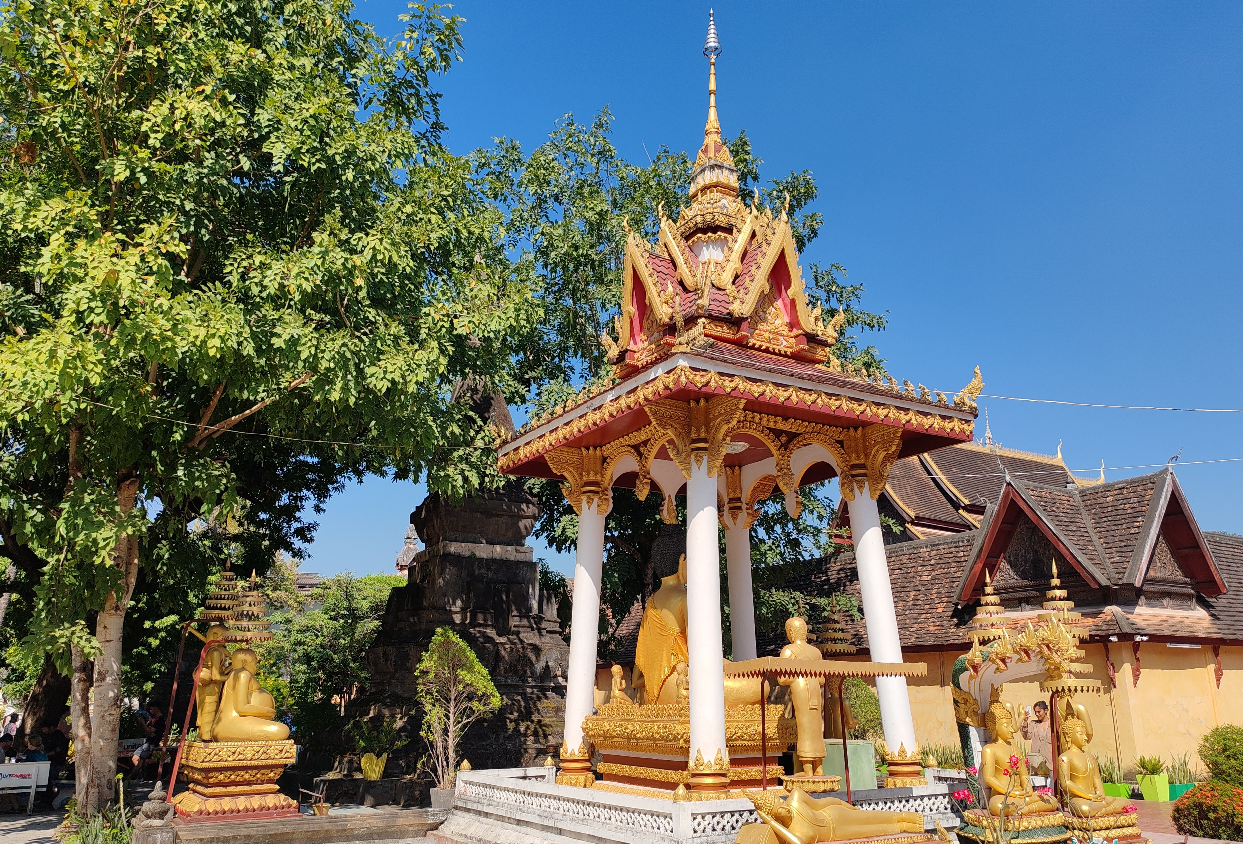 边境线上的老挝首都万象