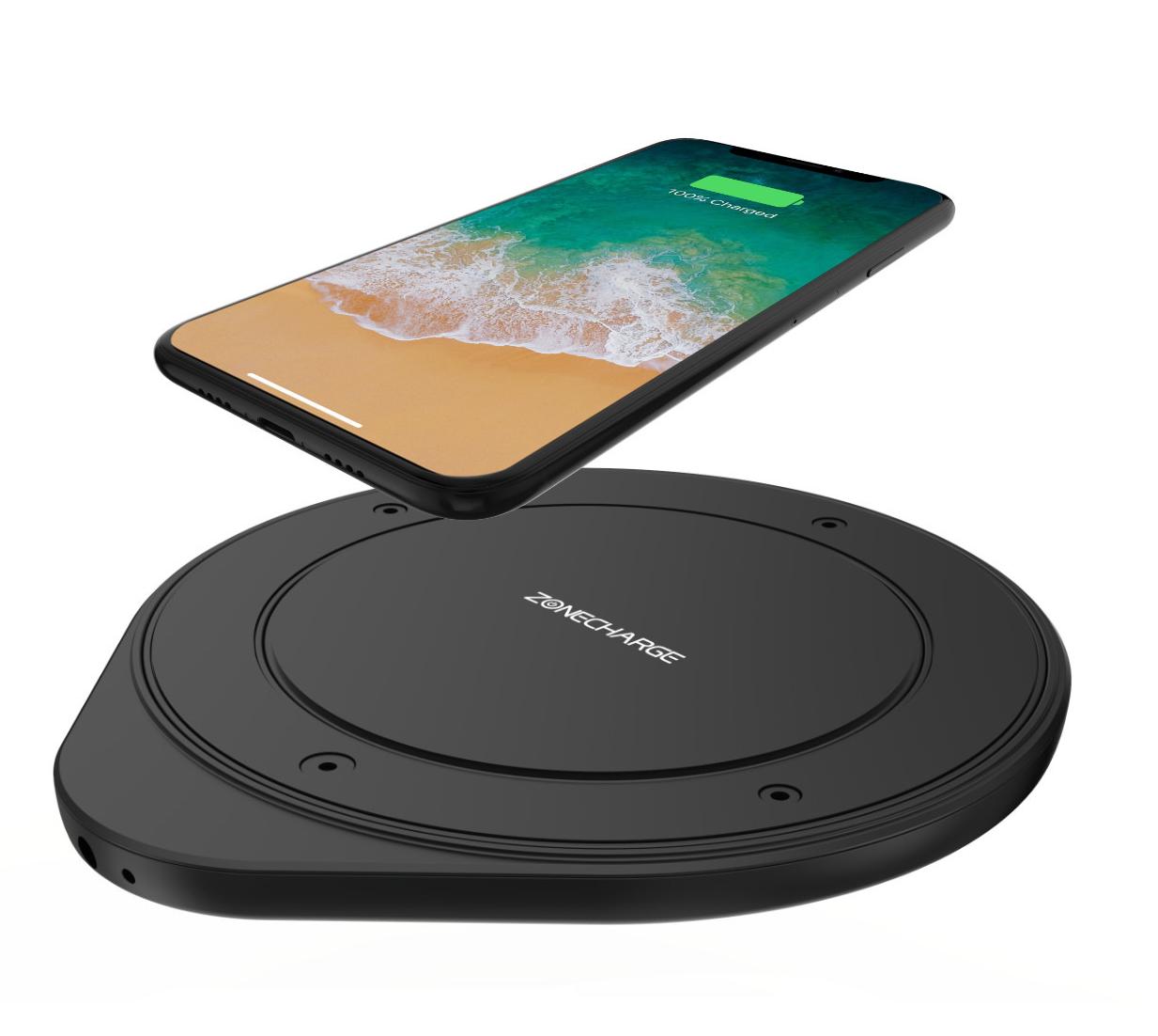 中惠超薄隔空无线充电距离30mm 10w隐藏式无线充电器