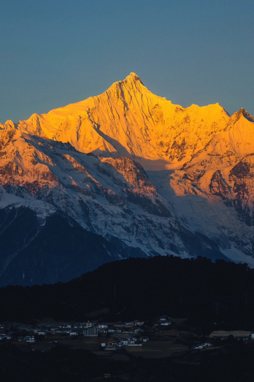 梅里雪山图片 观景点图片