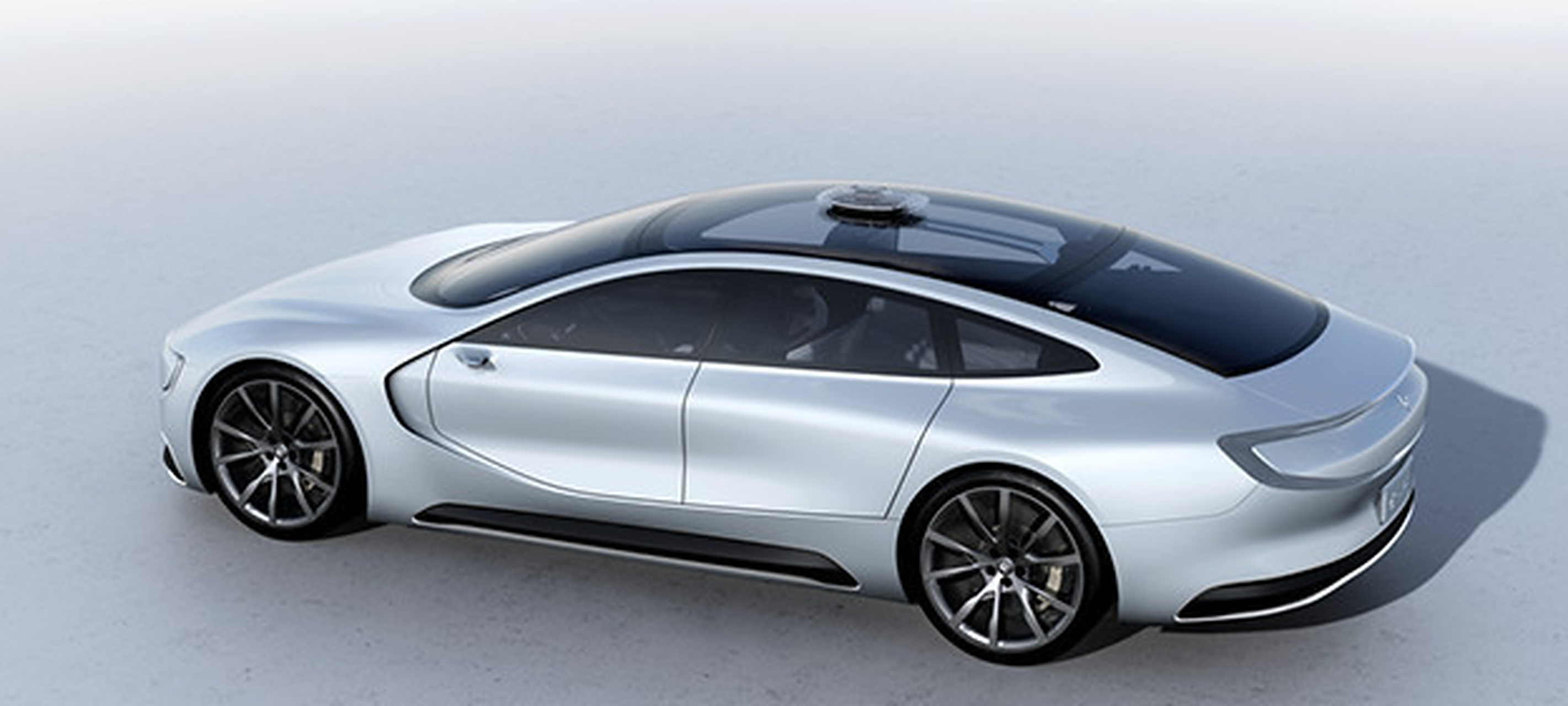 乐视大型概念车lesee静态鉴赏,除了浮夸的车头外,其余设计表现相当不