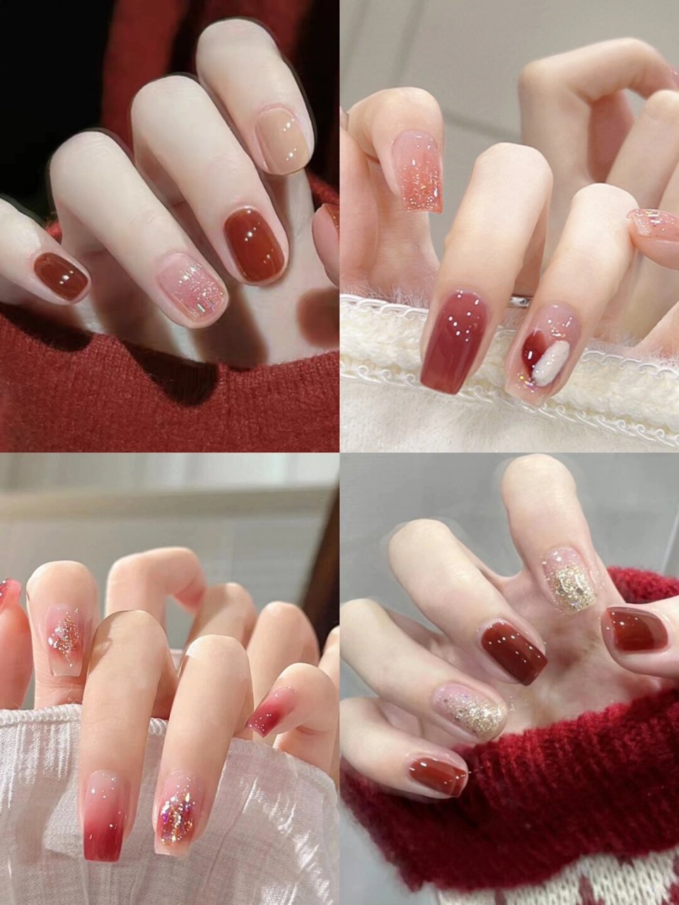 秋冬显白新娘美甲仙气又好看超有氛围感  在订婚或结婚的重要时刻