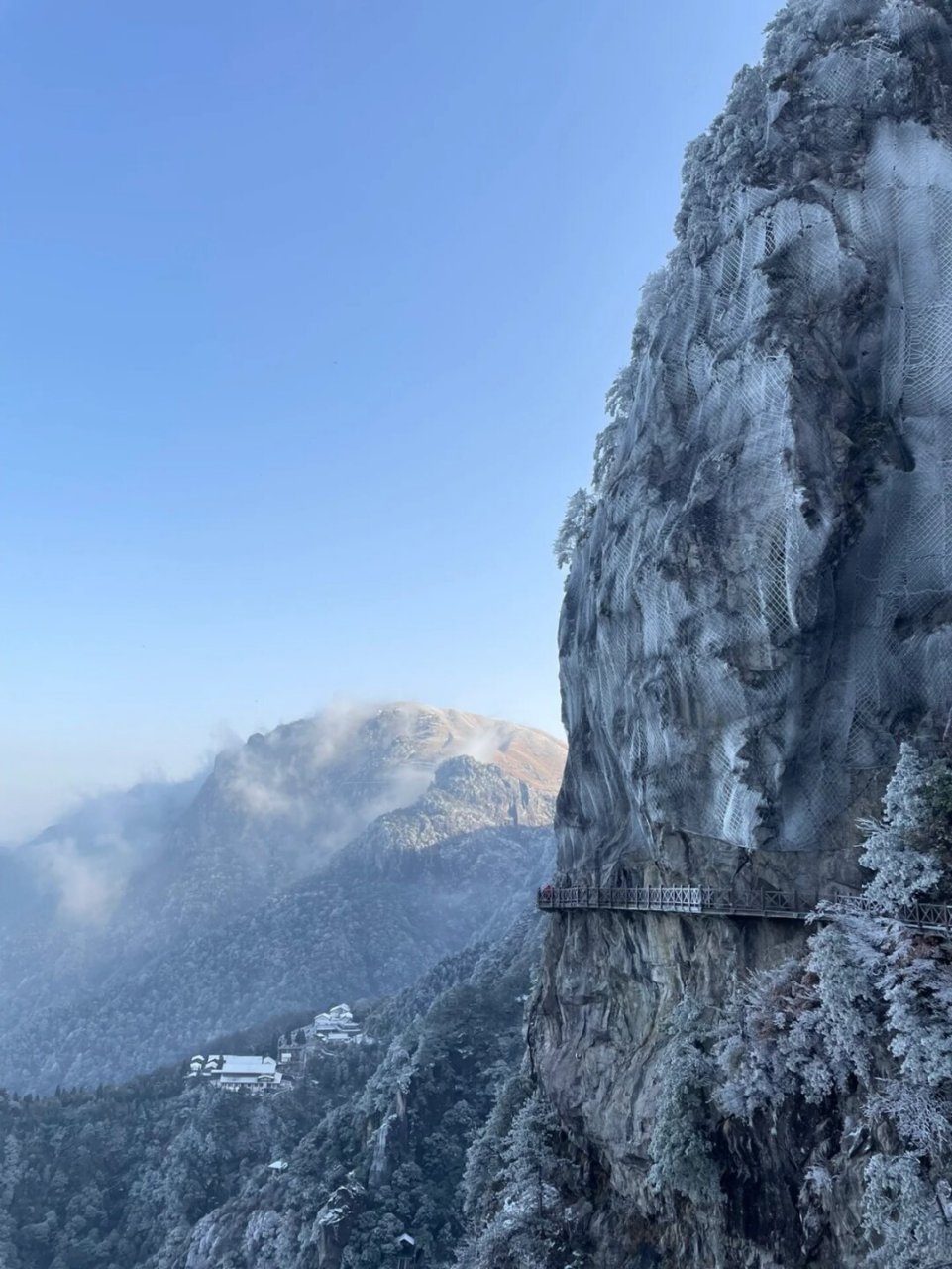 武功山冬天图片