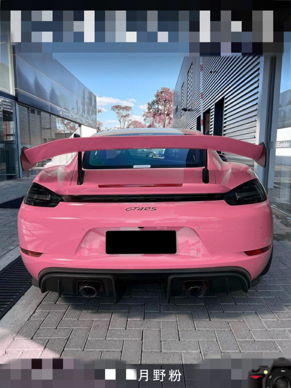 太好看了! 这款月野粉色保时捷718,简直是粉色控的梦中情车!