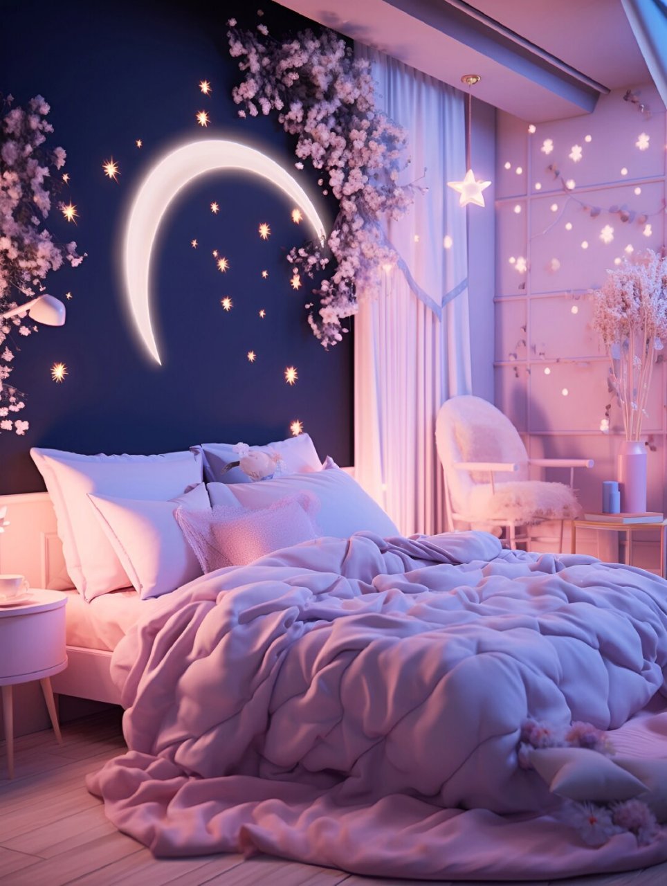 哪个香芋紫色卧室会让你爱上睡觉?  香芋紫,一种蕴含温婉韵味的色彩.