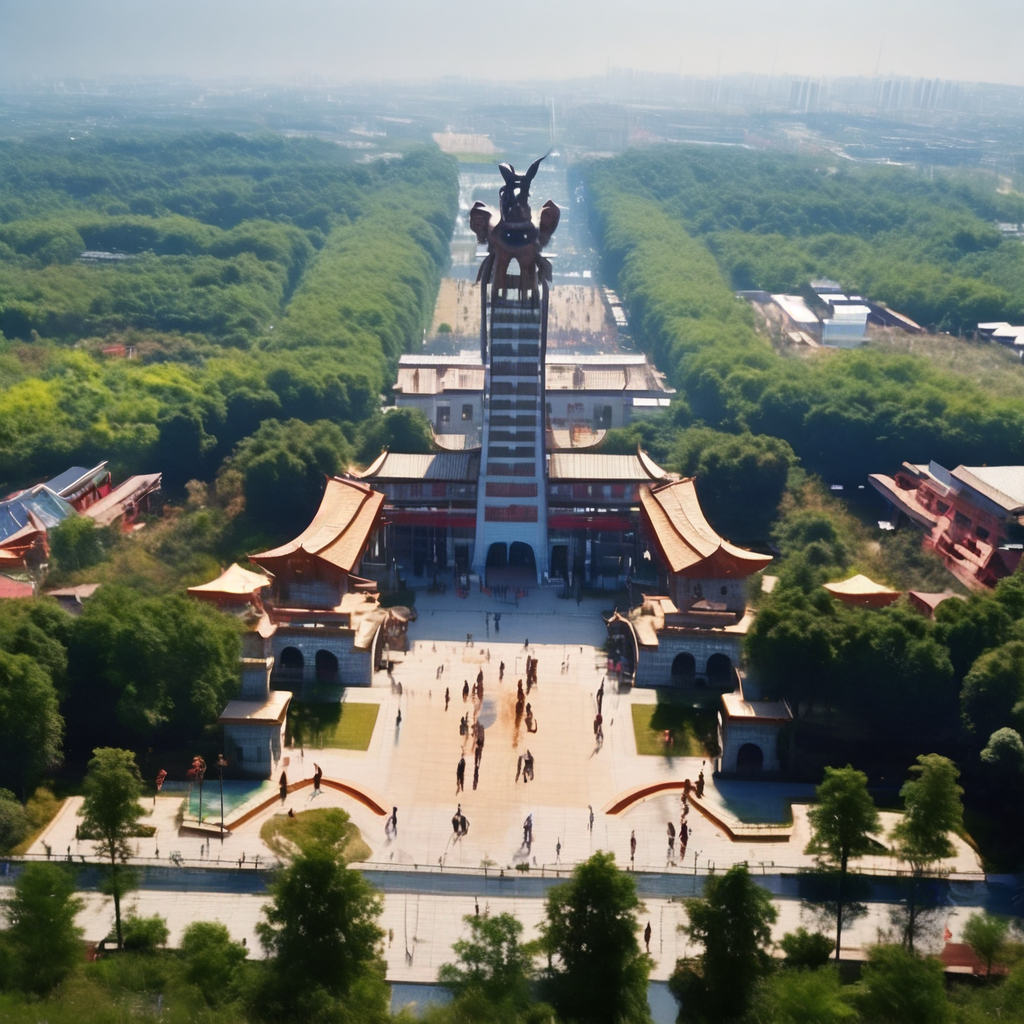 一踏进株洲神农城炎帝文化主题公园,你就能感受到那股扑面而来的历史