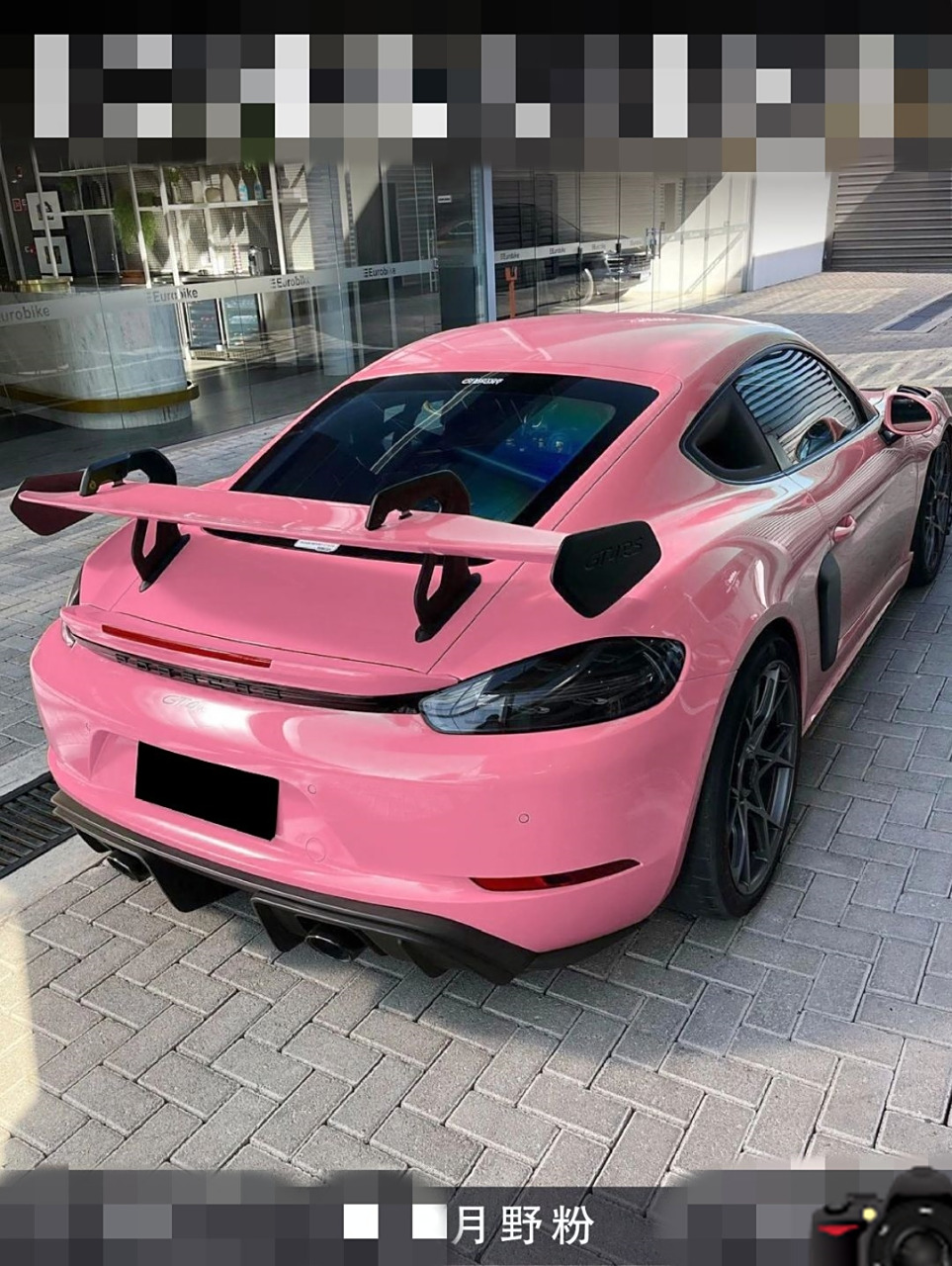 太好看了! 这款月野粉色保时捷718,简直是粉色控的梦中情车!