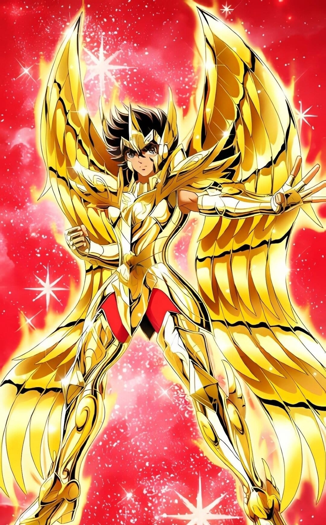 圣斗士星矢:青铜五小强 黄金圣衣着装欣赏