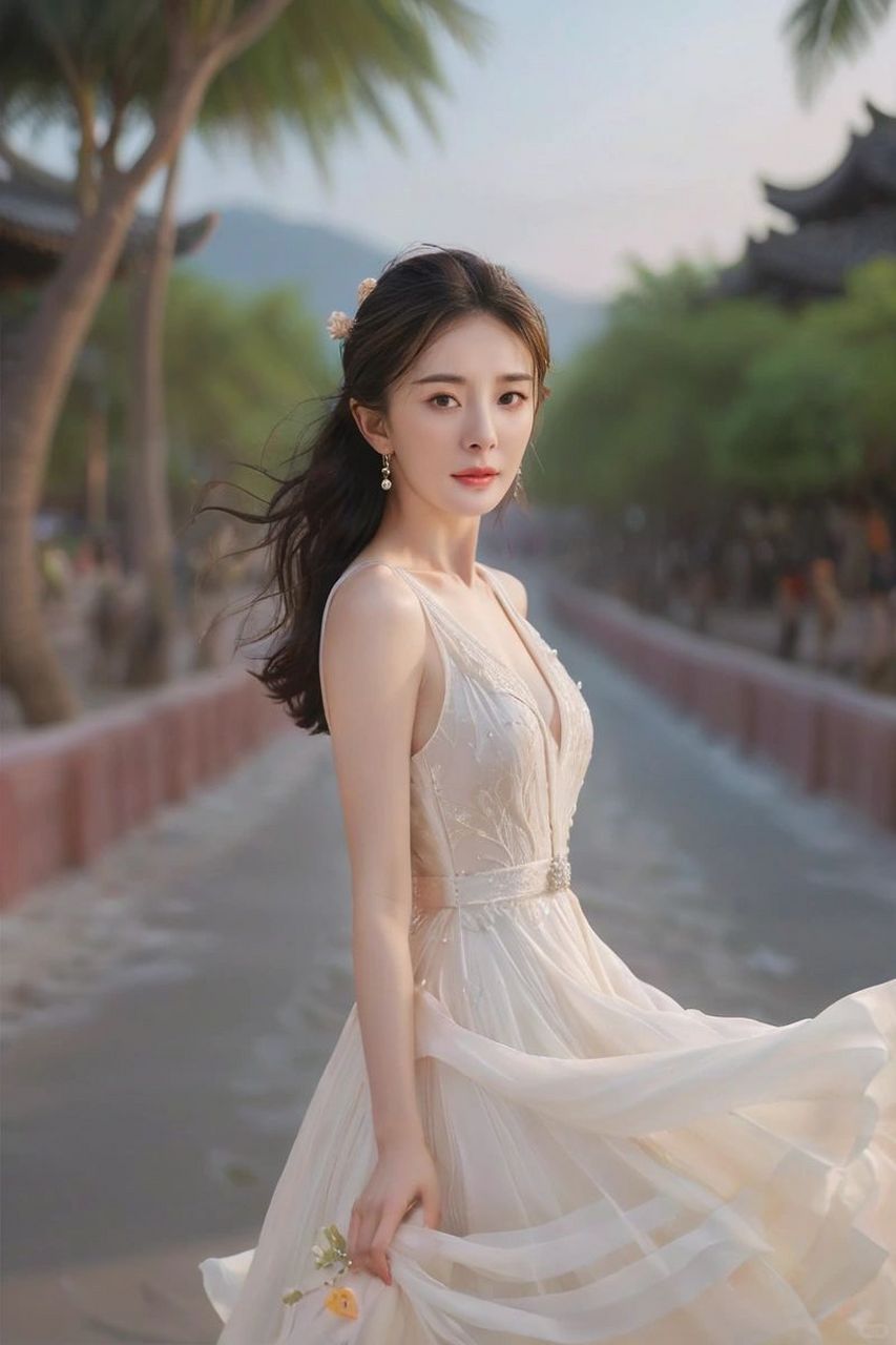 i比不过真人系列,杨幂的眼睛和身材是ai都仿不出来的,太有特色了