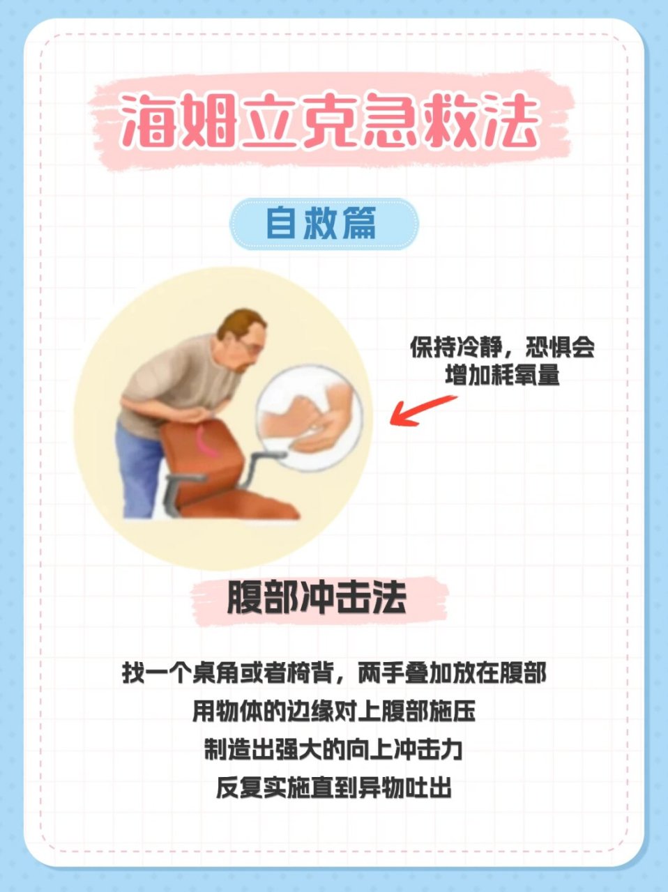 海姆立克急救法  ✅海姆立克急救法:噎食急救的正确流程 当我们遇到