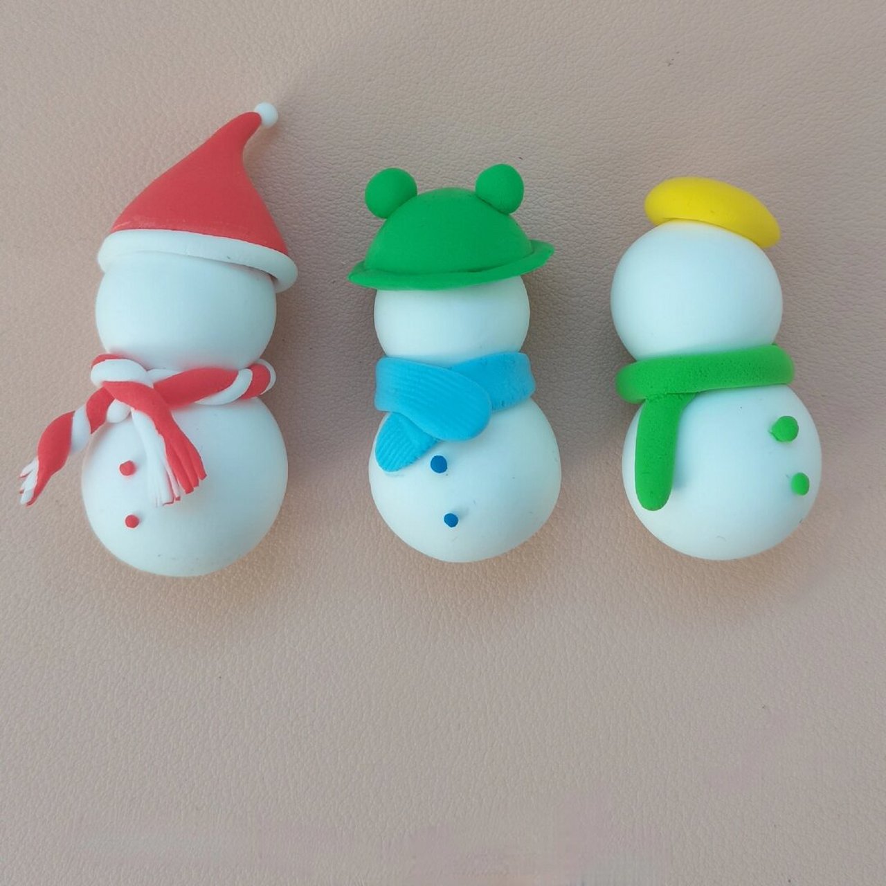 粘土|雪人教程来啦  周日清晨,啦啦啦唤醒快乐心情, 快快起床,与我