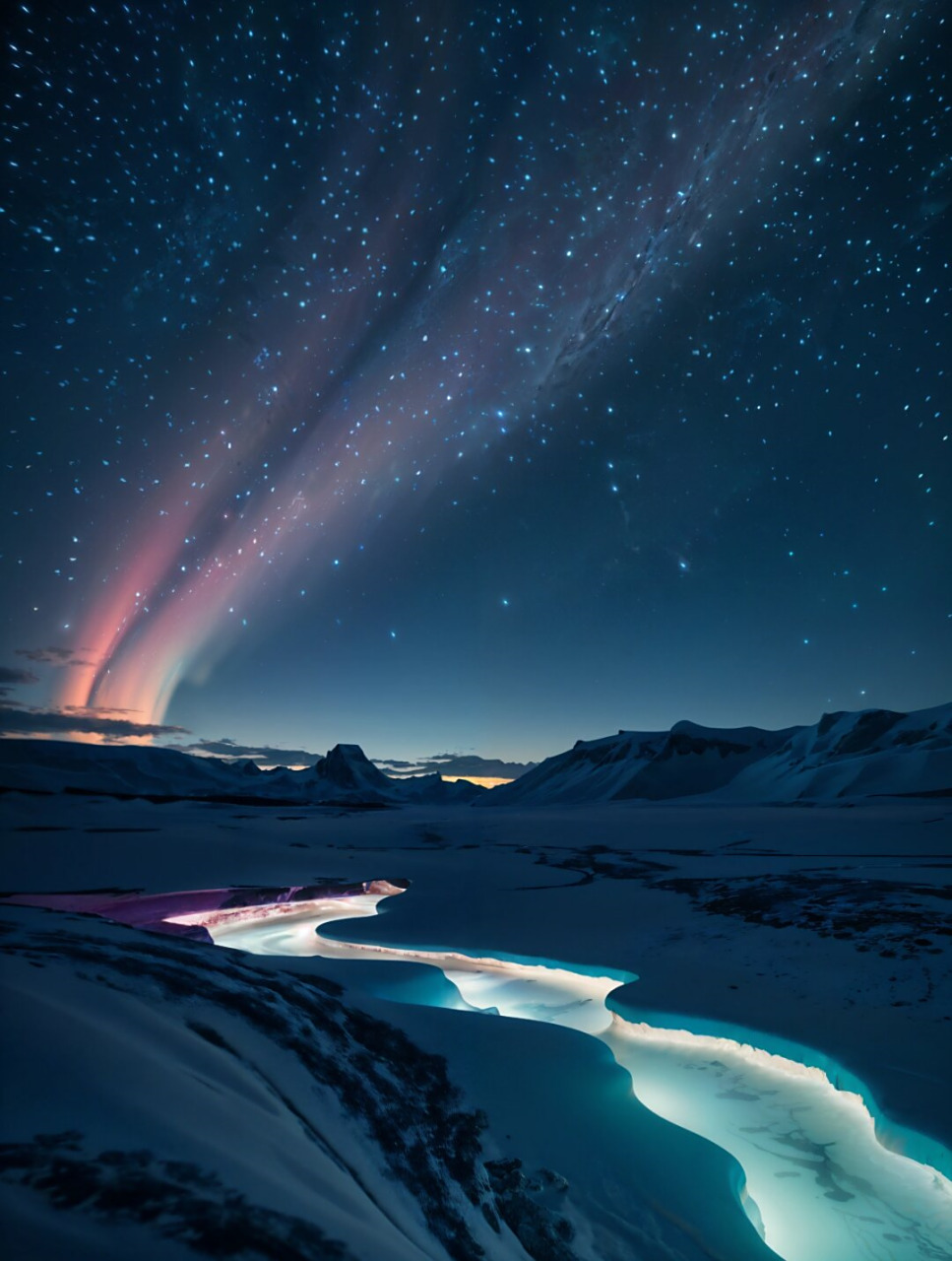 快艾特你的他/她来看夜空下的极地之光  嘿,你好呀!